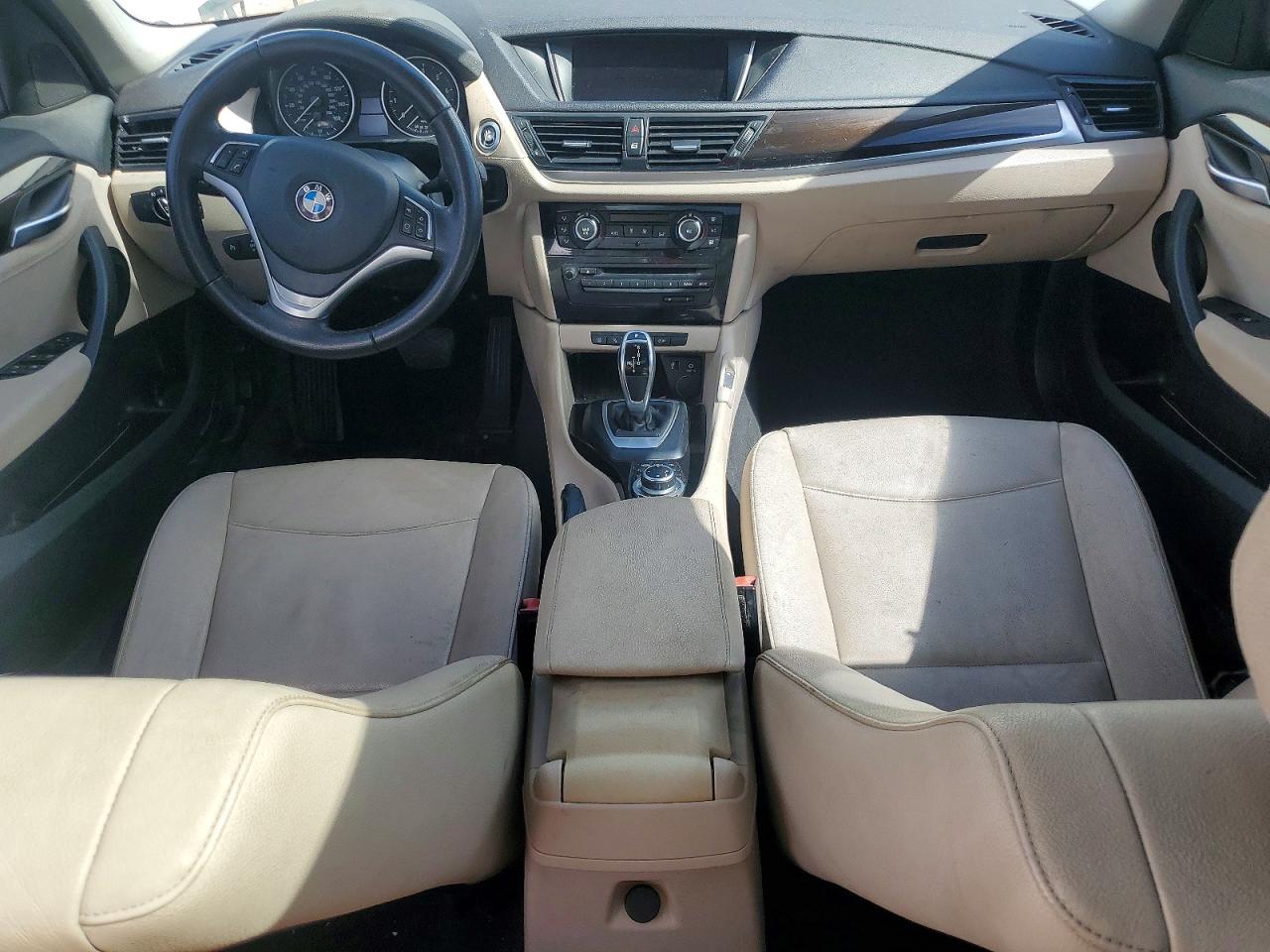 2015 Bmw X1 Xdrive28i White vin: WBAVL1C53FVY24884