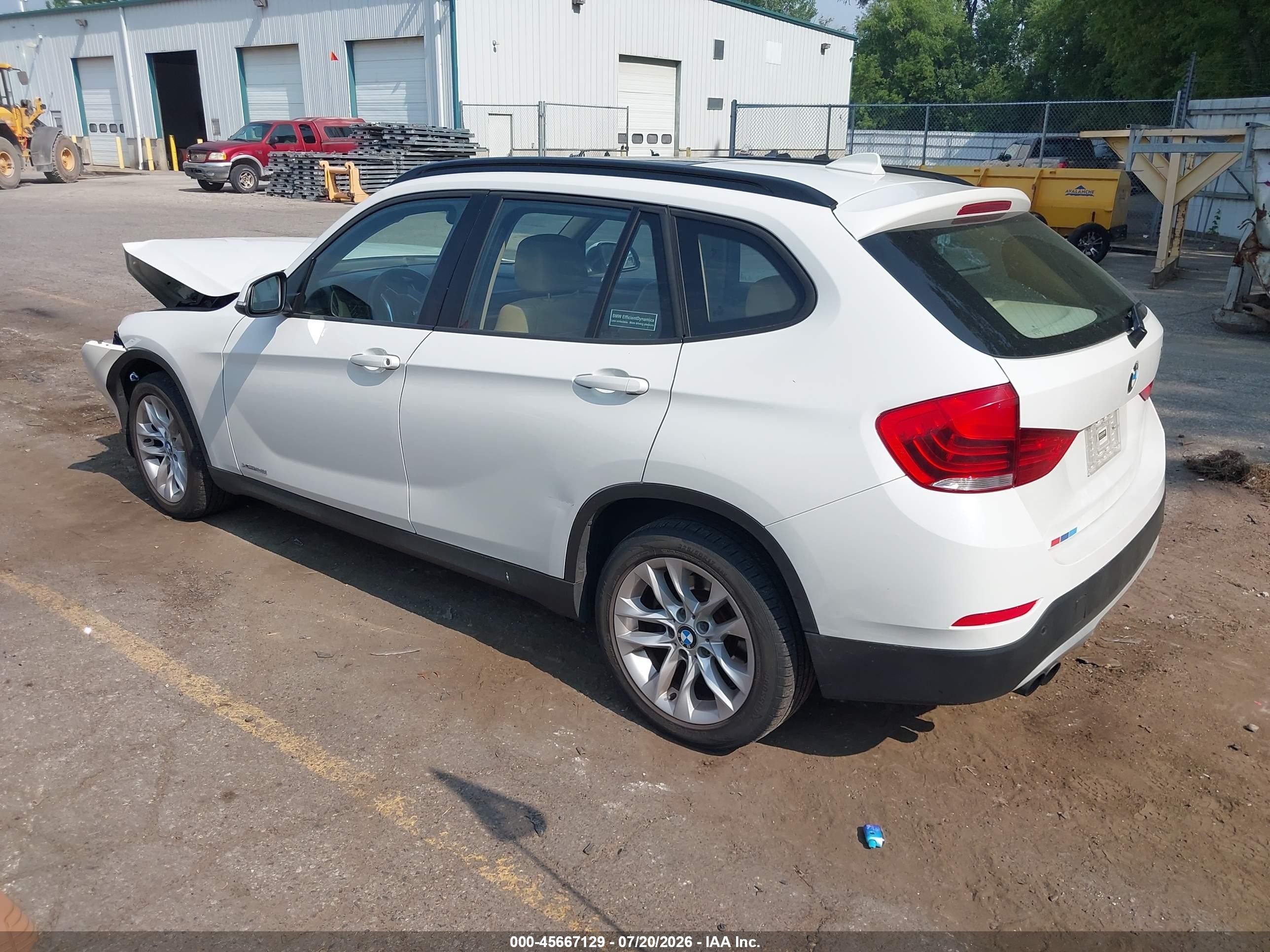 2015 Bmw X1 Xdrive28i White vin: WBAVL1C53FVY26120