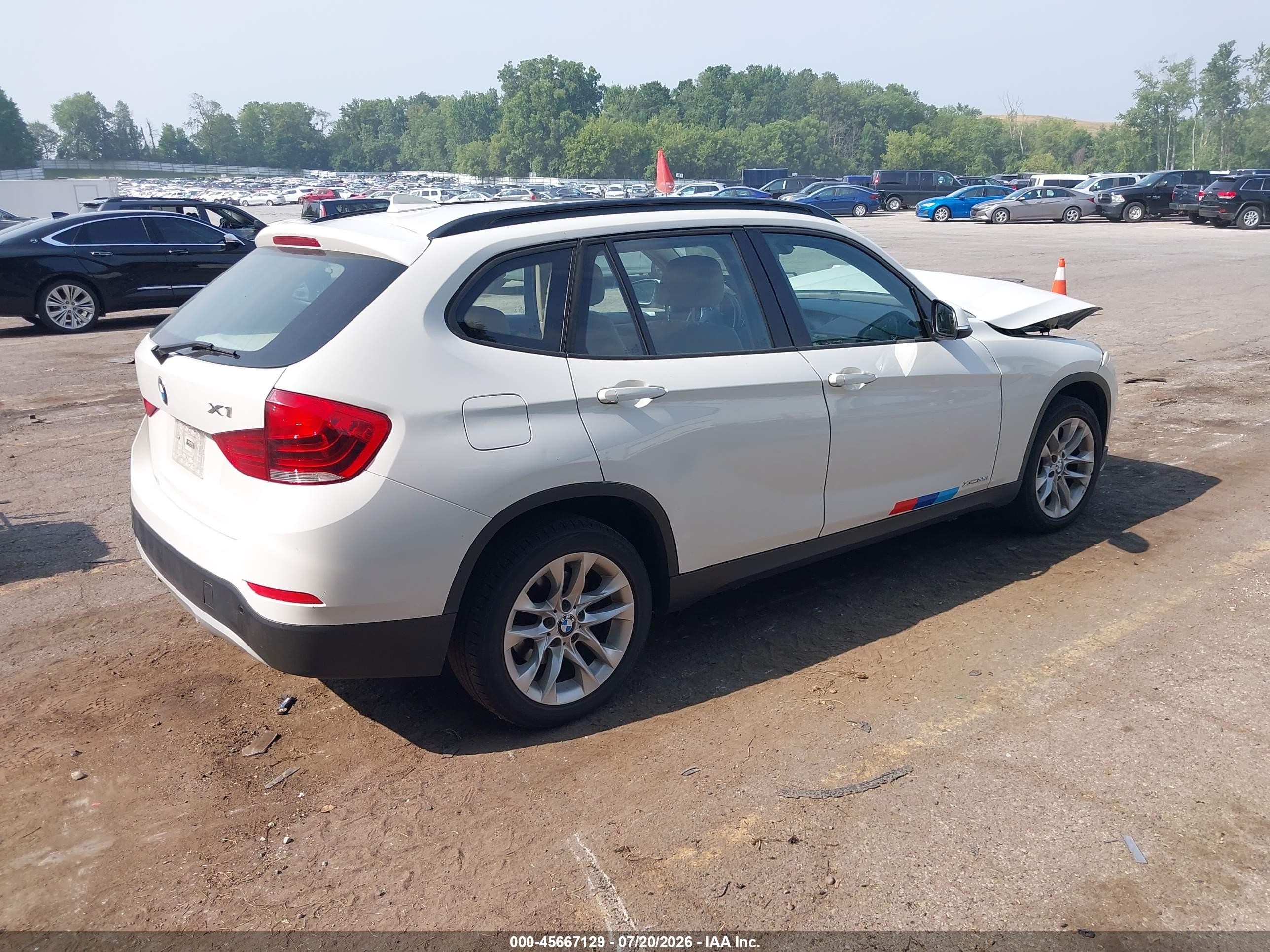 2015 Bmw X1 Xdrive28i White vin: WBAVL1C53FVY26120