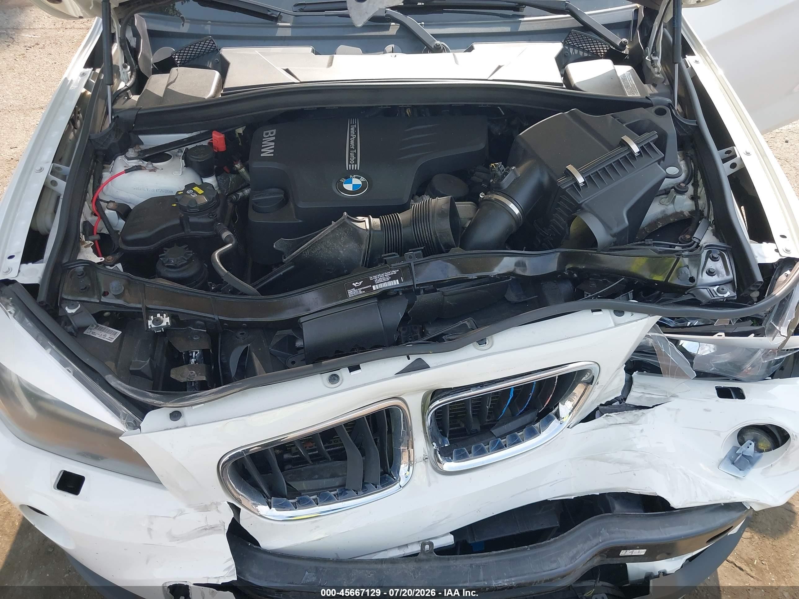2015 Bmw X1 Xdrive28i White vin: WBAVL1C53FVY26120