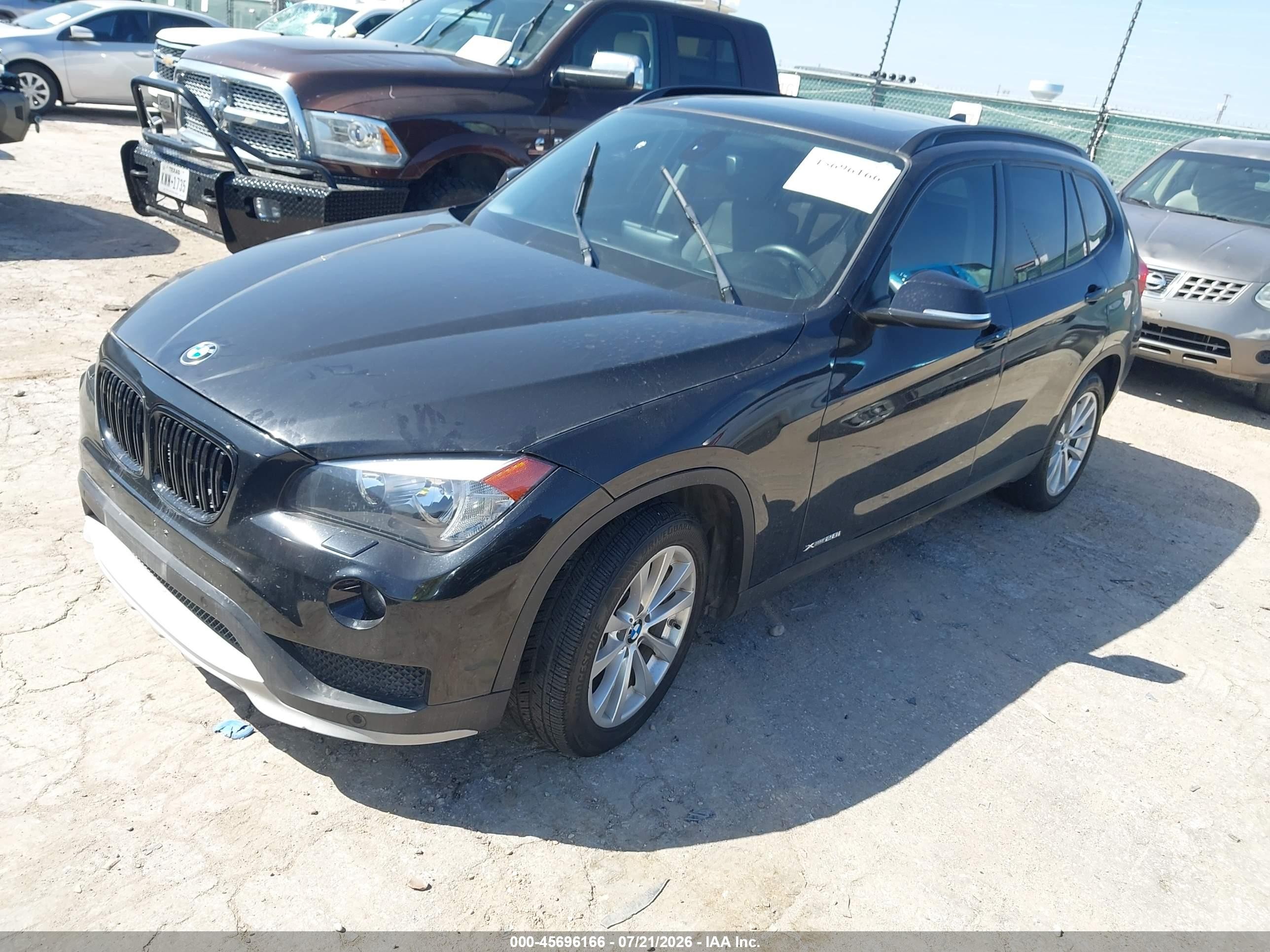2015 Bmw X1 Xdrive28i Black vin: WBAVL1C53FVY28028