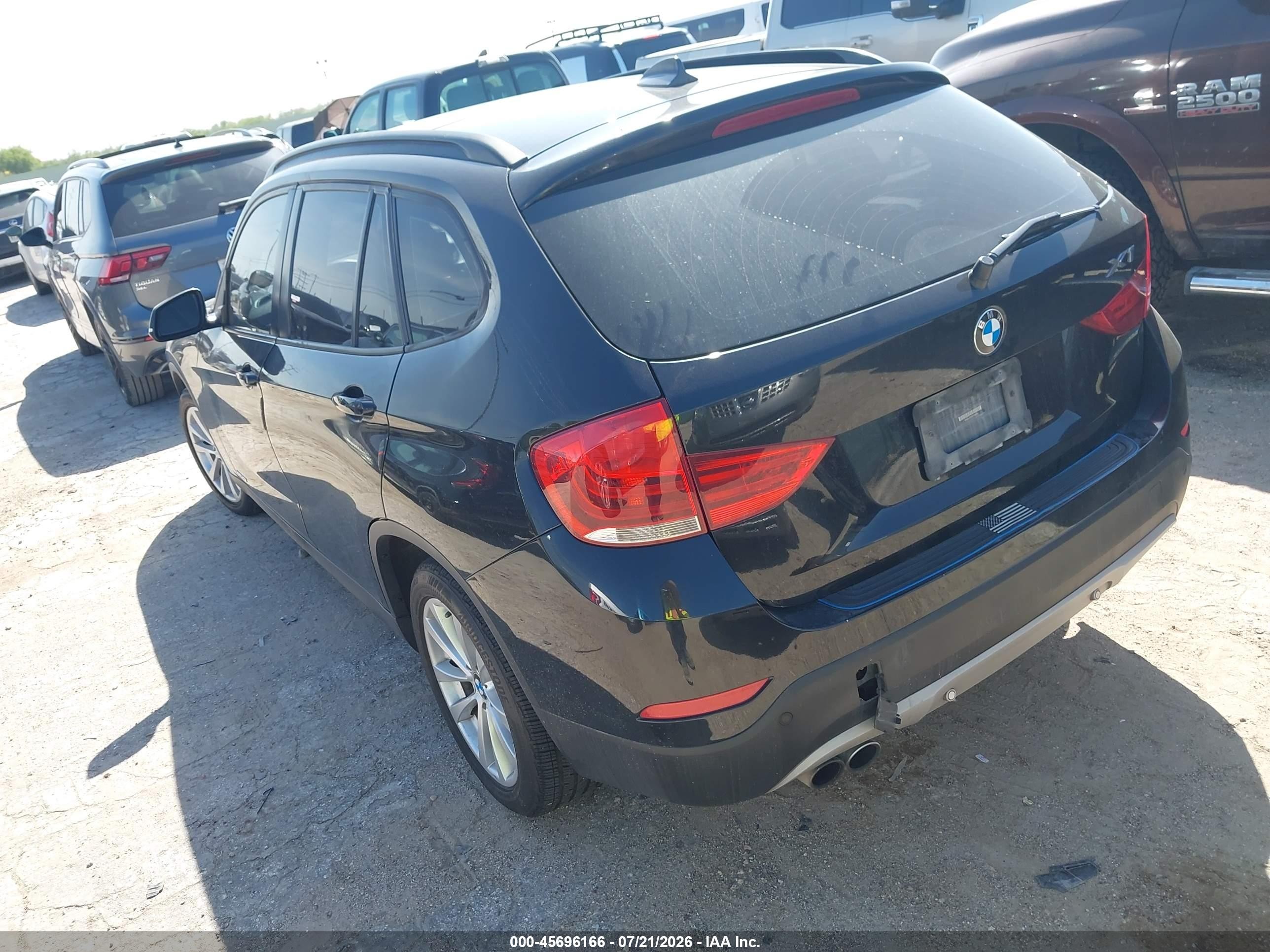 2015 Bmw X1 Xdrive28i Black vin: WBAVL1C53FVY28028