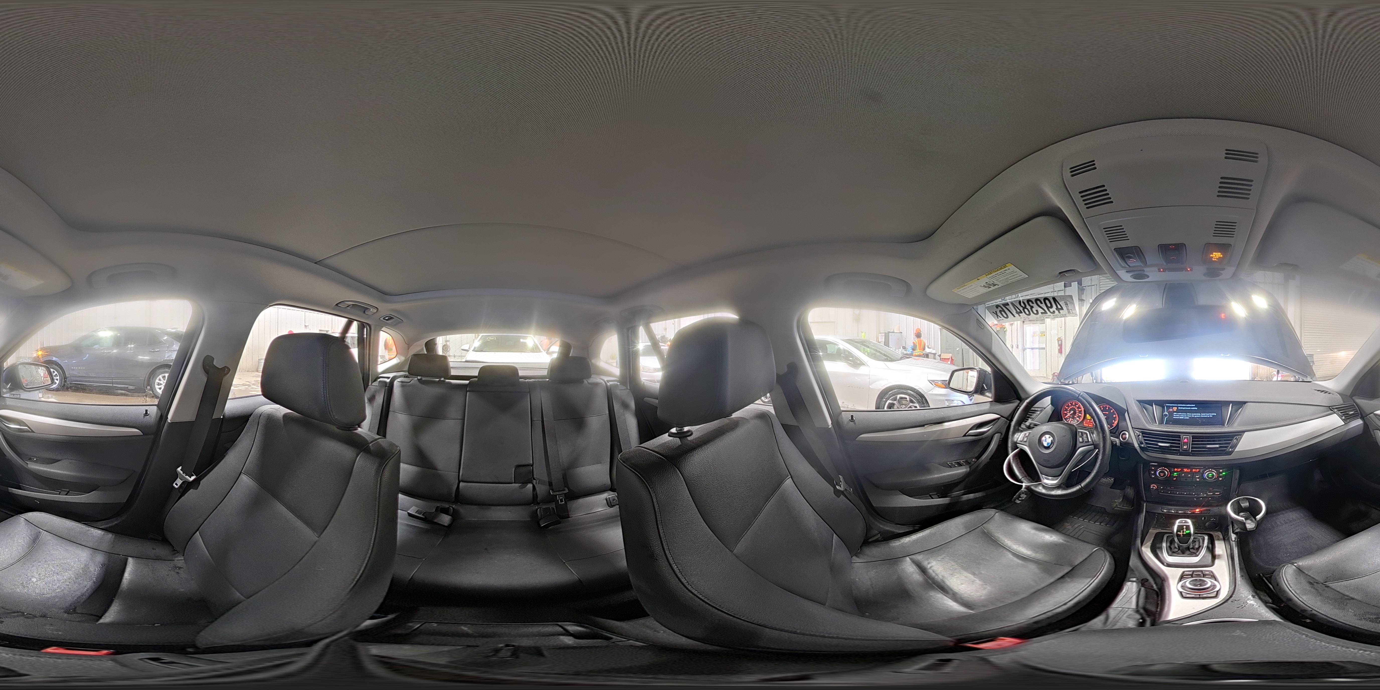 2015 Bmw X1 Xdrive28i Black vin: WBAVL1C53FVY38980