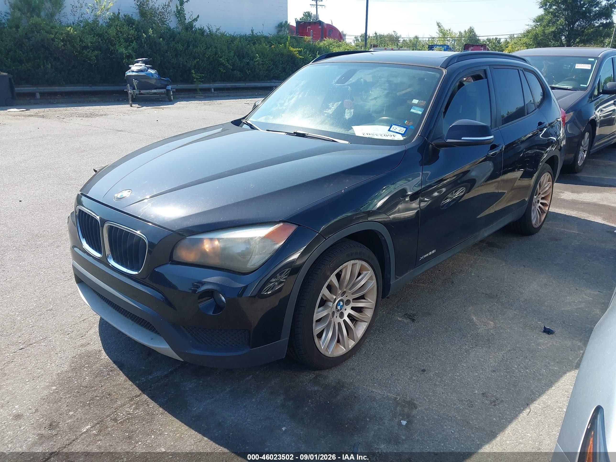 2013 Bmw X1 Xdrive28i Black vin: WBAVL1C54DVR86665