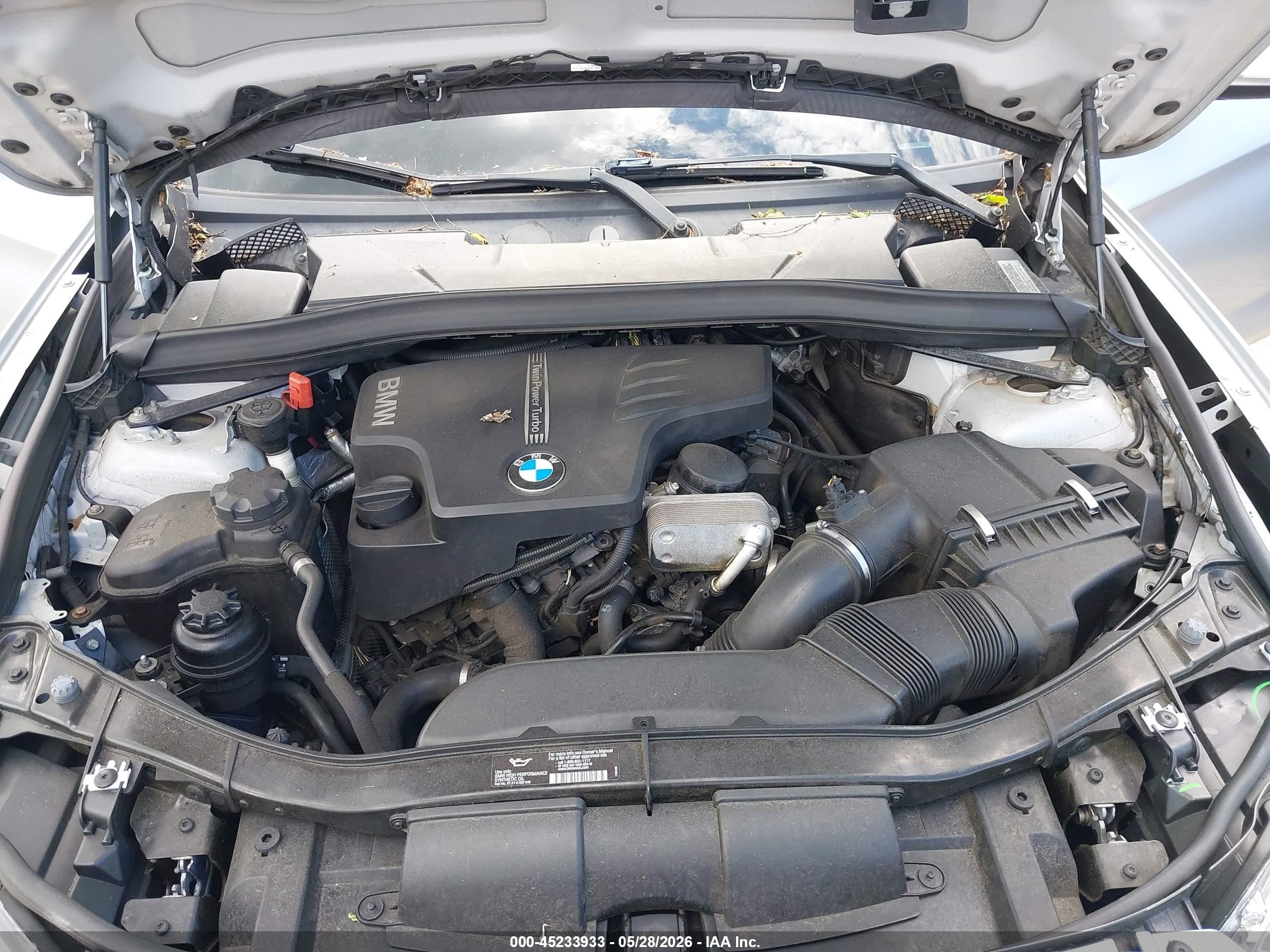 2013 Bmw X1 Xdrive28i Silver vin: WBAVL1C54DVR89291