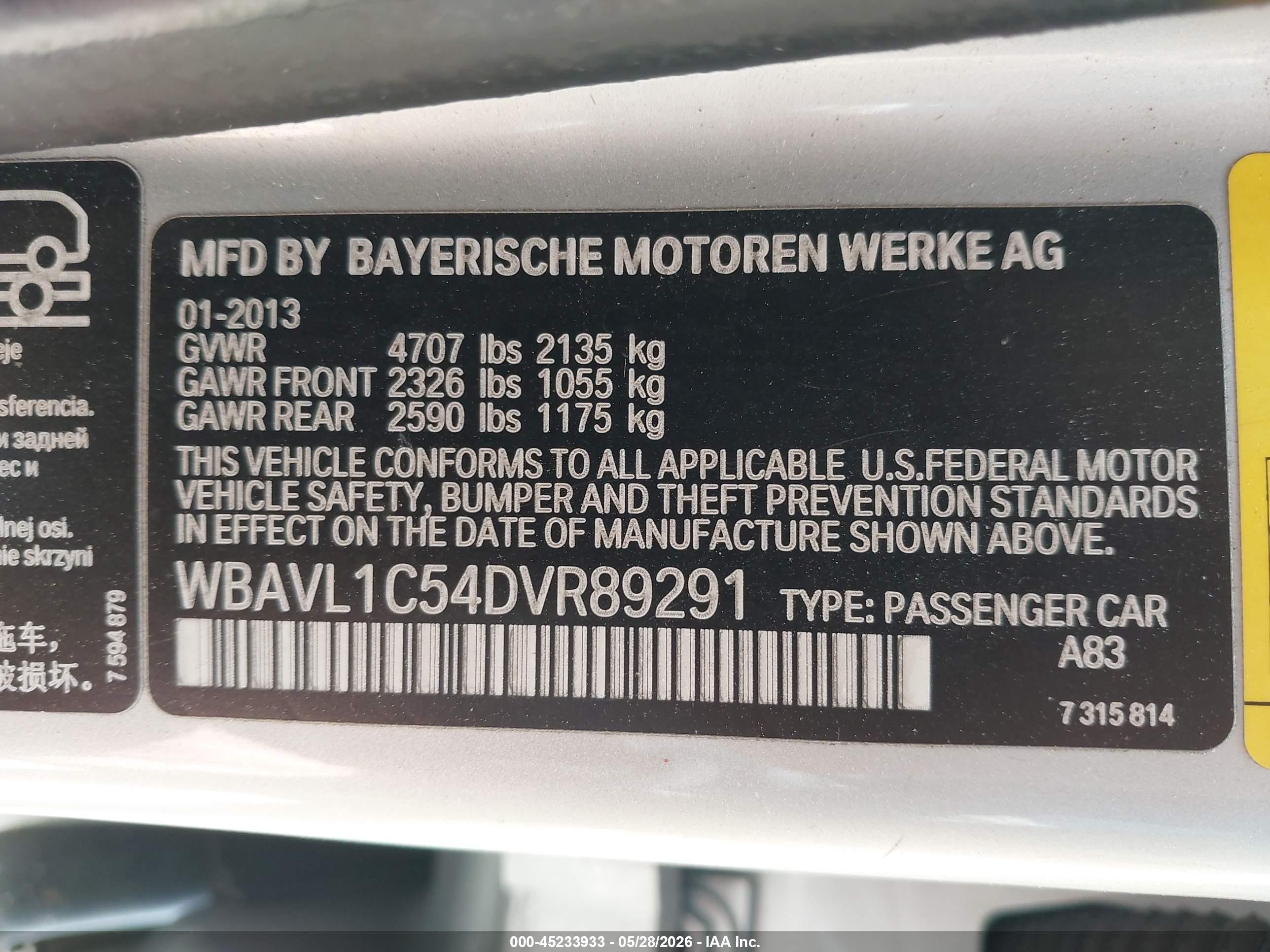 2013 Bmw X1 Xdrive28i Silver vin: WBAVL1C54DVR89291