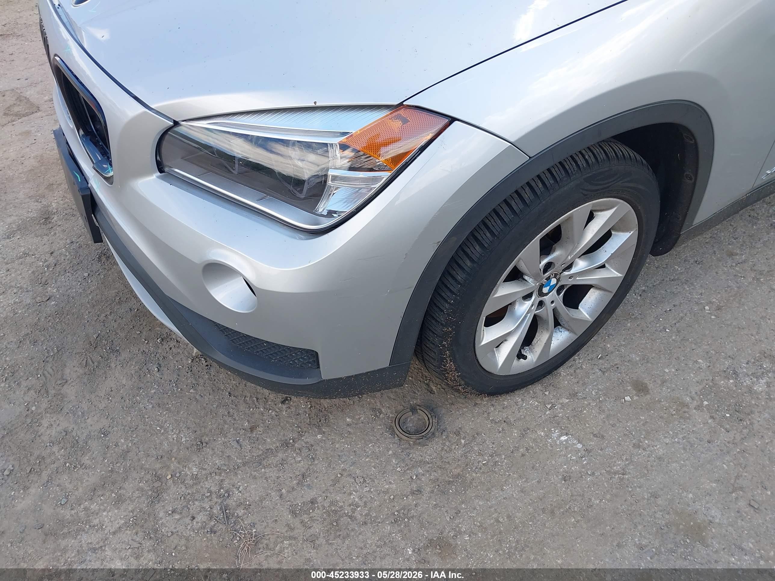 2013 Bmw X1 Xdrive28i Silver vin: WBAVL1C54DVR89291