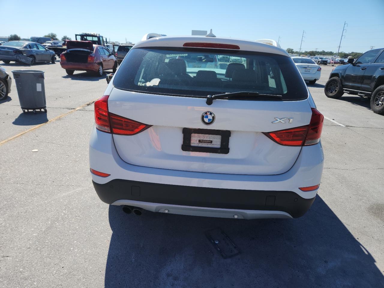 2014 Bmw X1 Xdrive28i White vin: WBAVL1C54EVR93777
