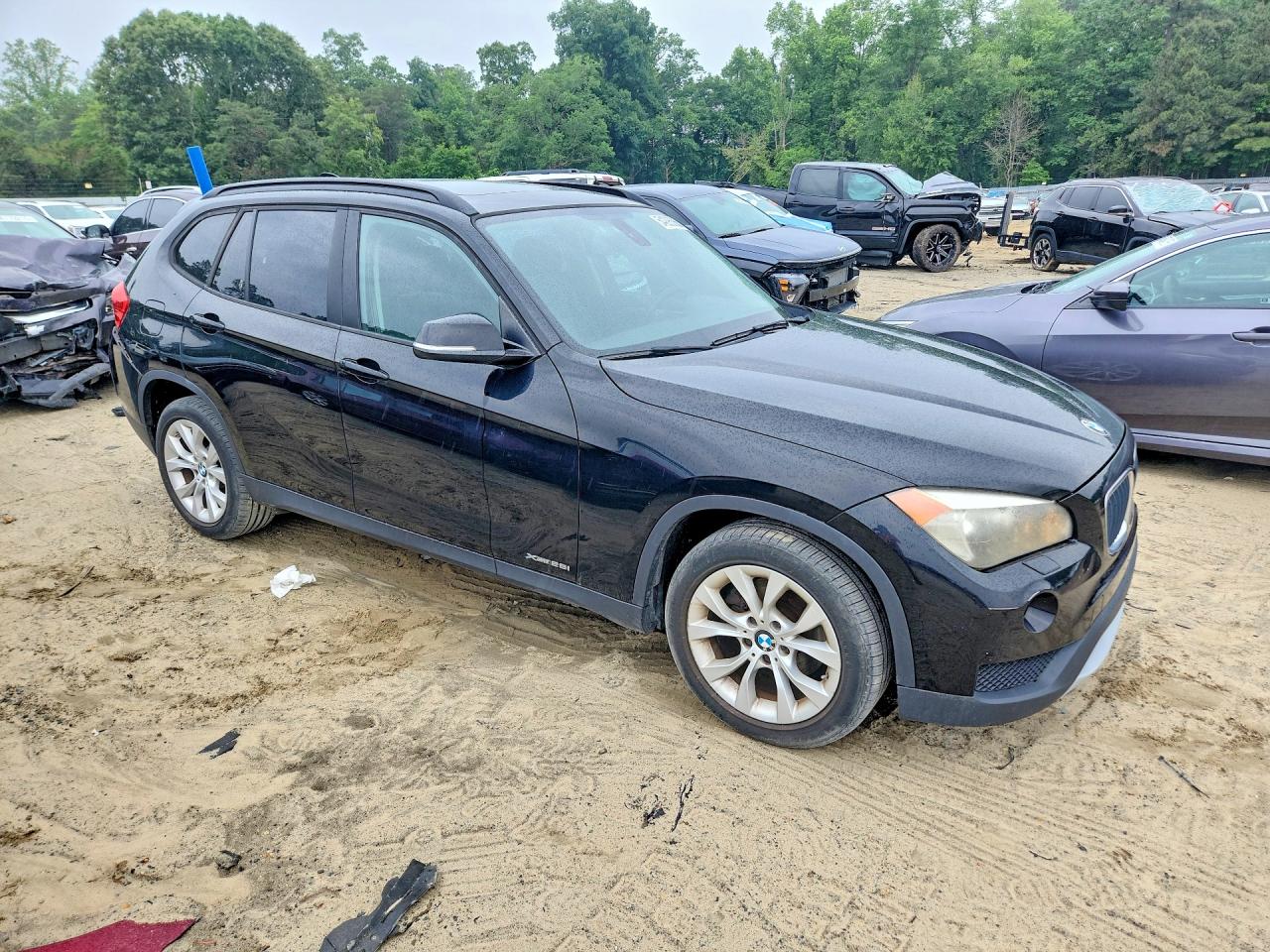2014 Bmw X1 Xdrive28i Black vin: WBAVL1C54EVY17506