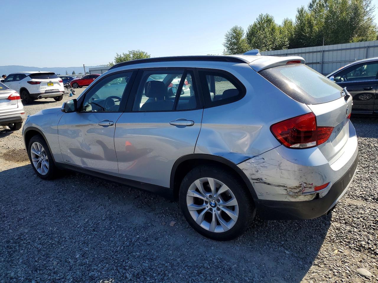 2014 Bmw X1 Xdrive28i Silver vin: WBAVL1C54EVY23810