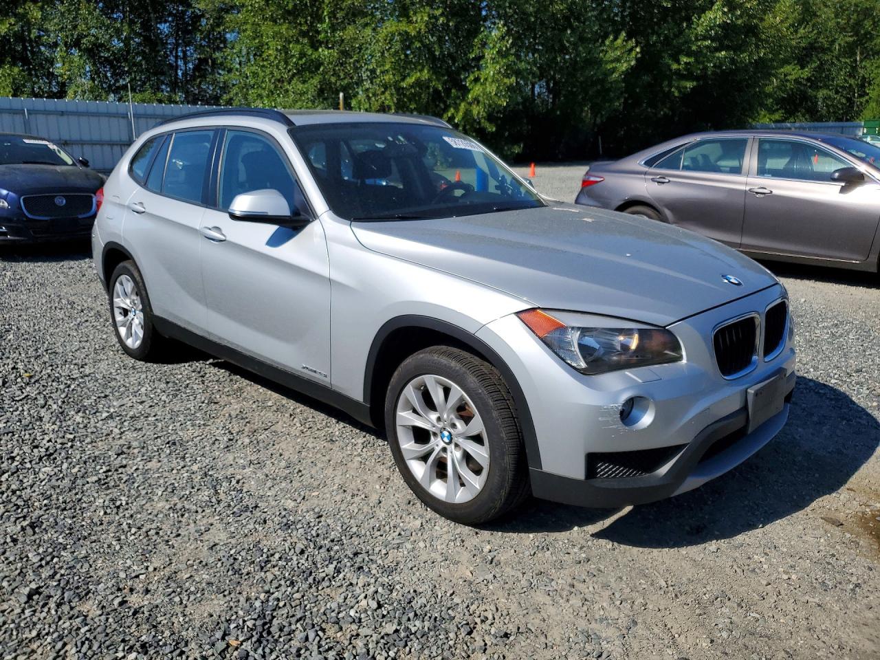 2014 Bmw X1 Xdrive28i Silver vin: WBAVL1C54EVY23810