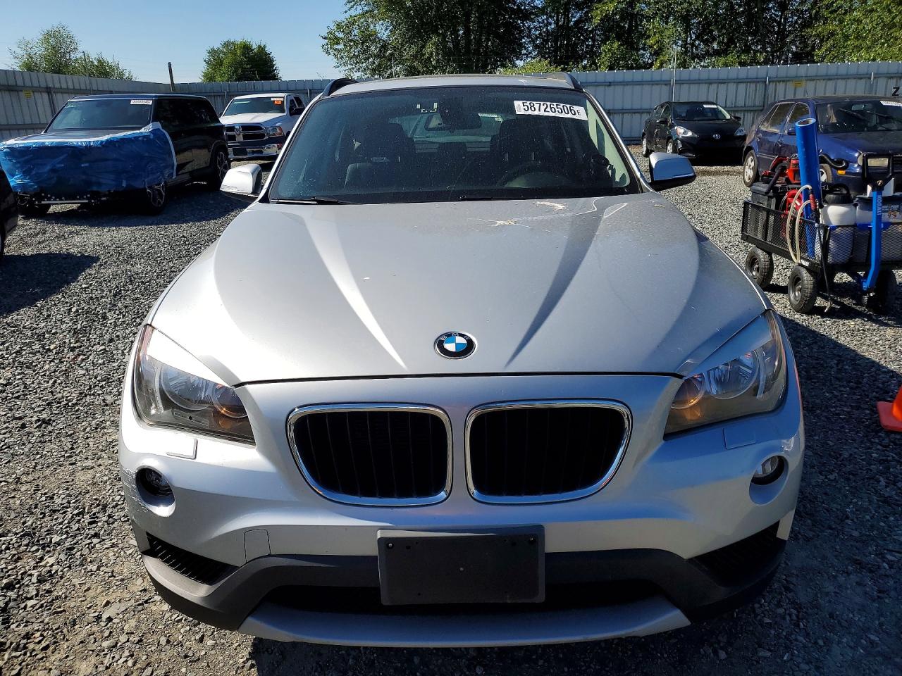 2014 Bmw X1 Xdrive28i Silver vin: WBAVL1C54EVY23810