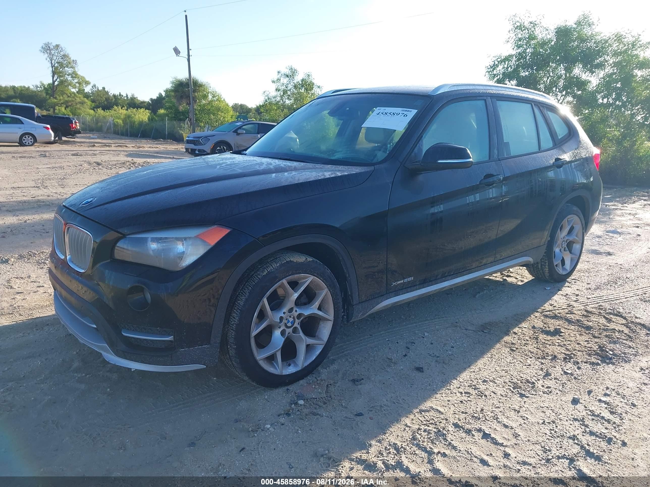 2015 Bmw X1 Xdrive28i Black vin: WBAVL1C54FVY31942