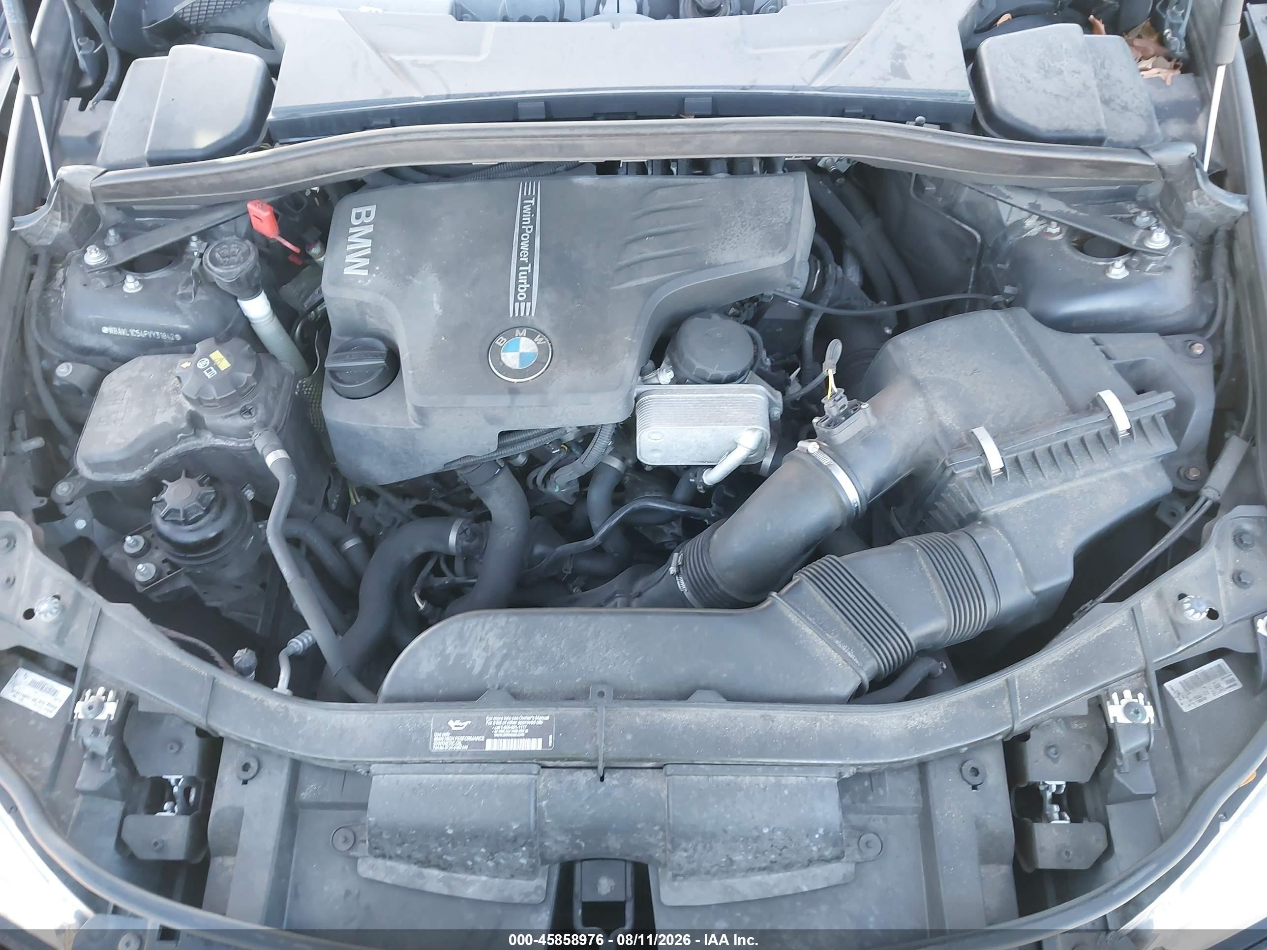 2015 Bmw X1 Xdrive28i Black vin: WBAVL1C54FVY31942