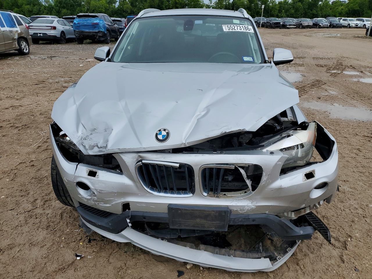 2015 Bmw X1 Xdrive28i Silver vin: WBAVL1C54FVY34212