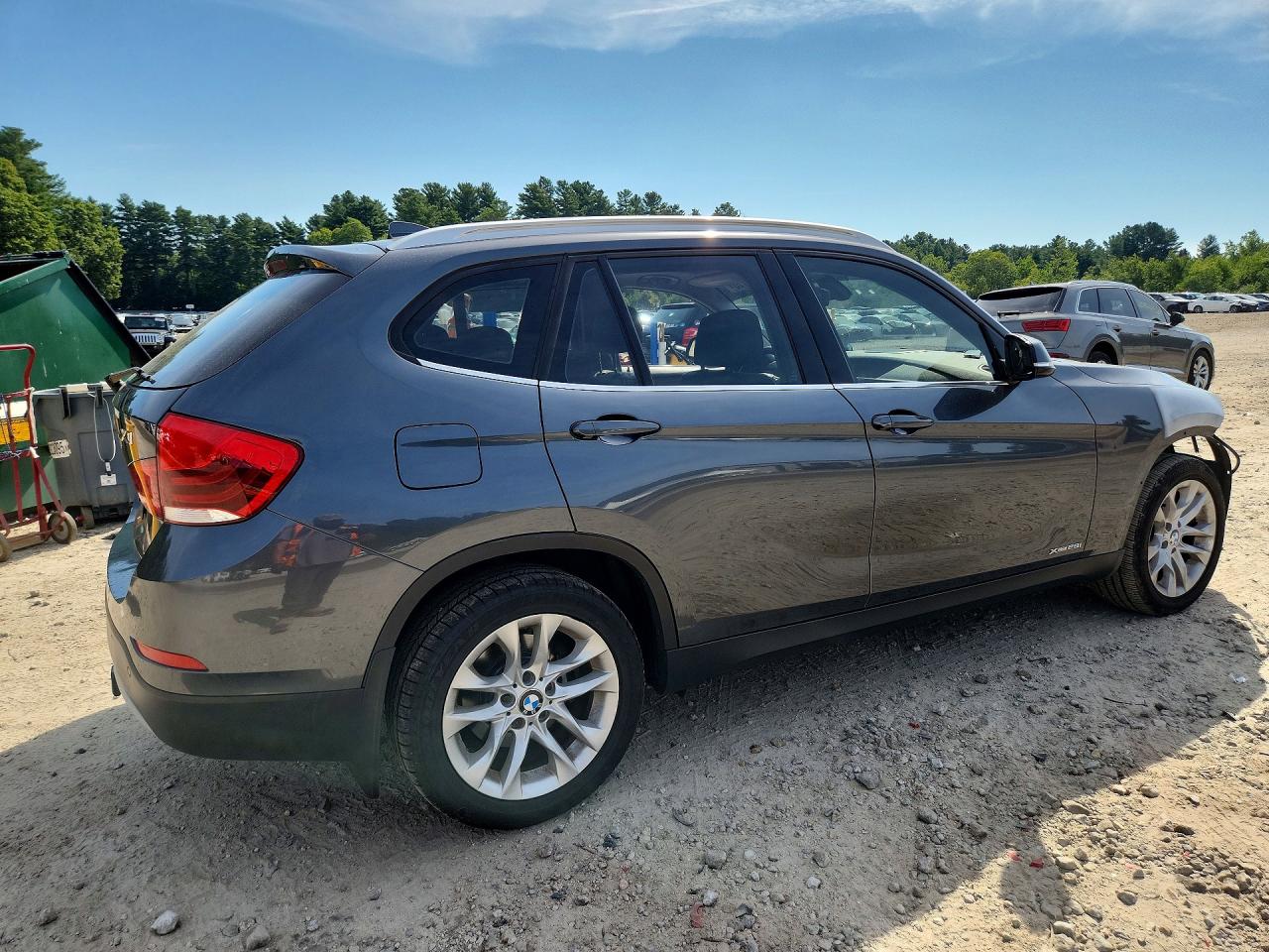 2015 Bmw X1 Xdrive28i Gray vin: WBAVL1C54FVY39183