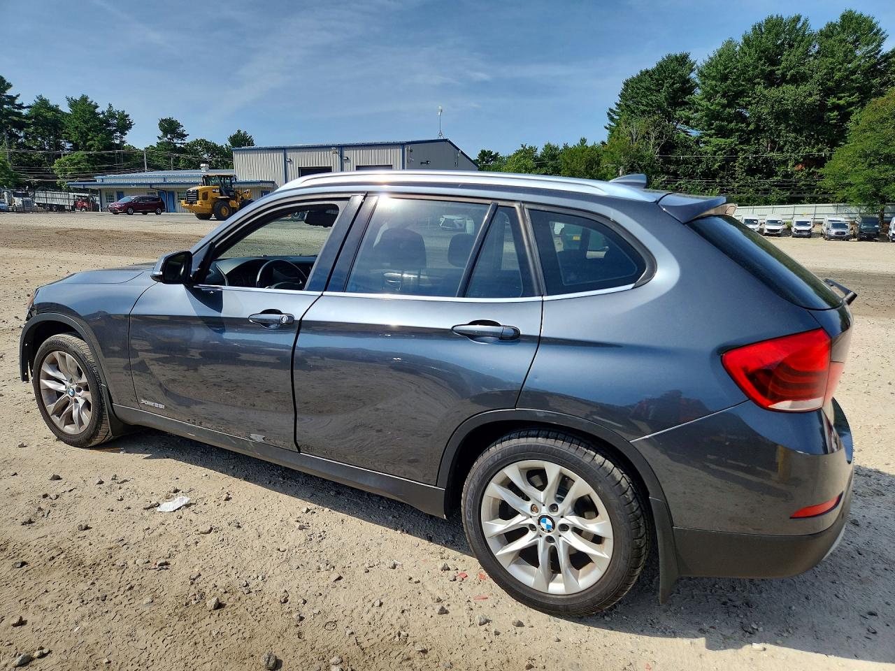 2015 Bmw X1 Xdrive28i Gray vin: WBAVL1C54FVY39183