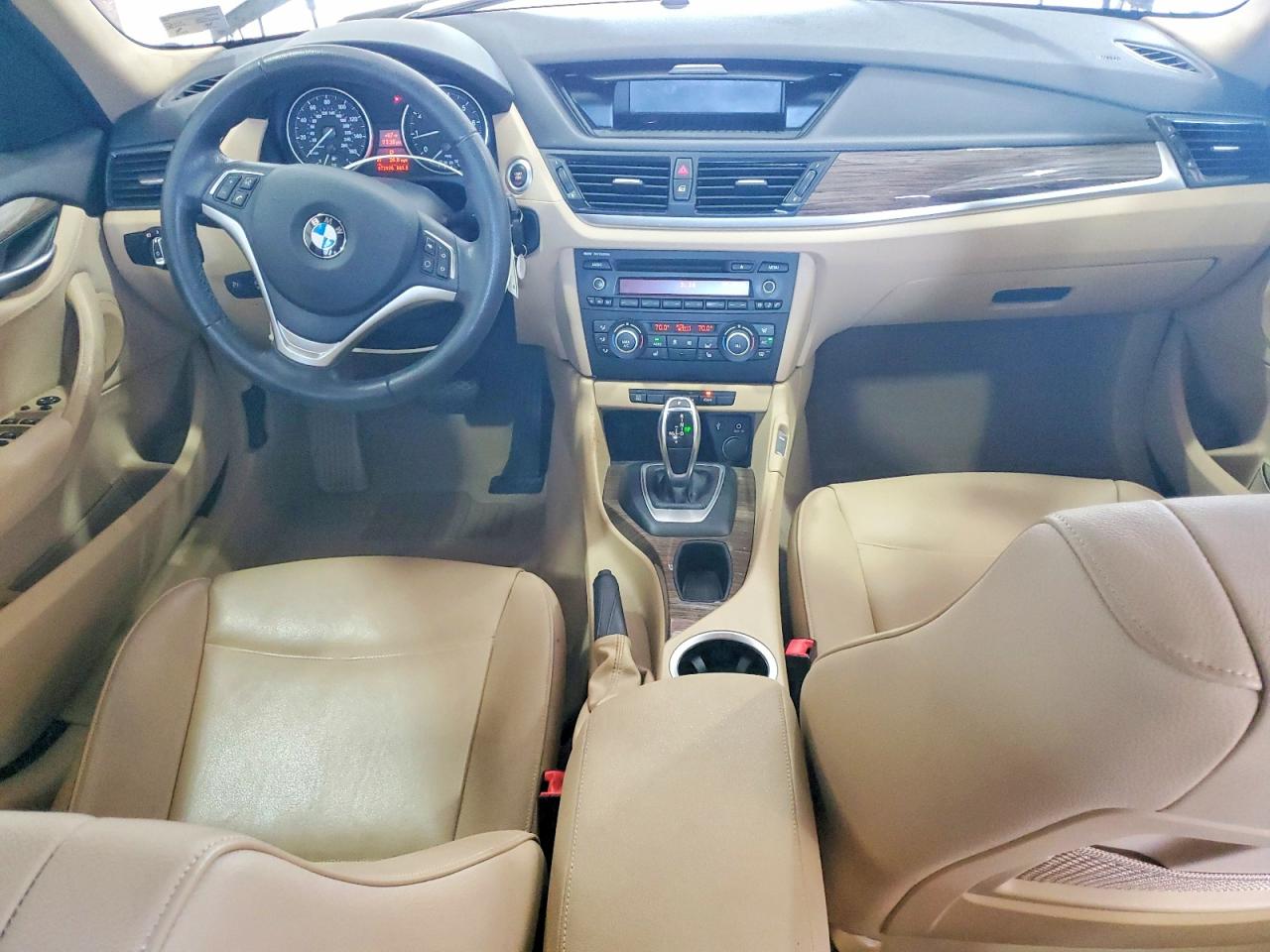 2015 Bmw X1 Xdrive28i White vin: WBAVL1C54FVY40446