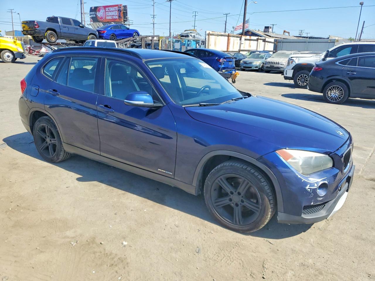 2013 Bmw X1 Xdrive28i Blue vin: WBAVL1C55DVR83595