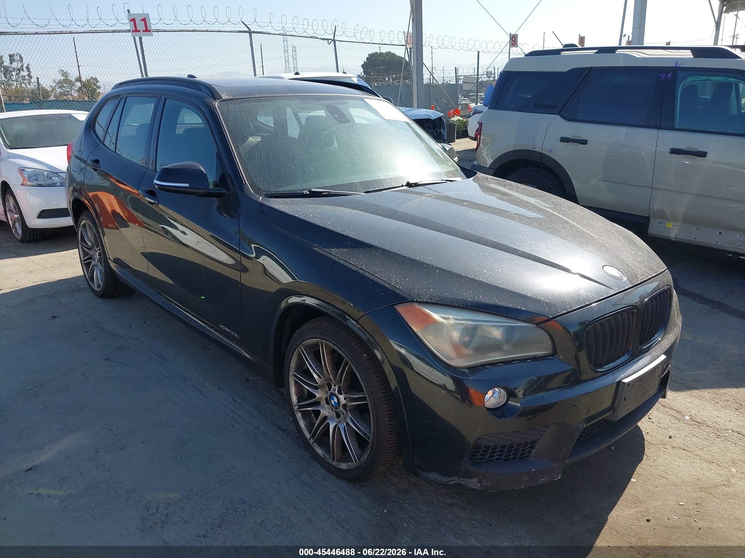 2013 Bmw X1 Xdrive28i Black vin: WBAVL1C55DVR89655
