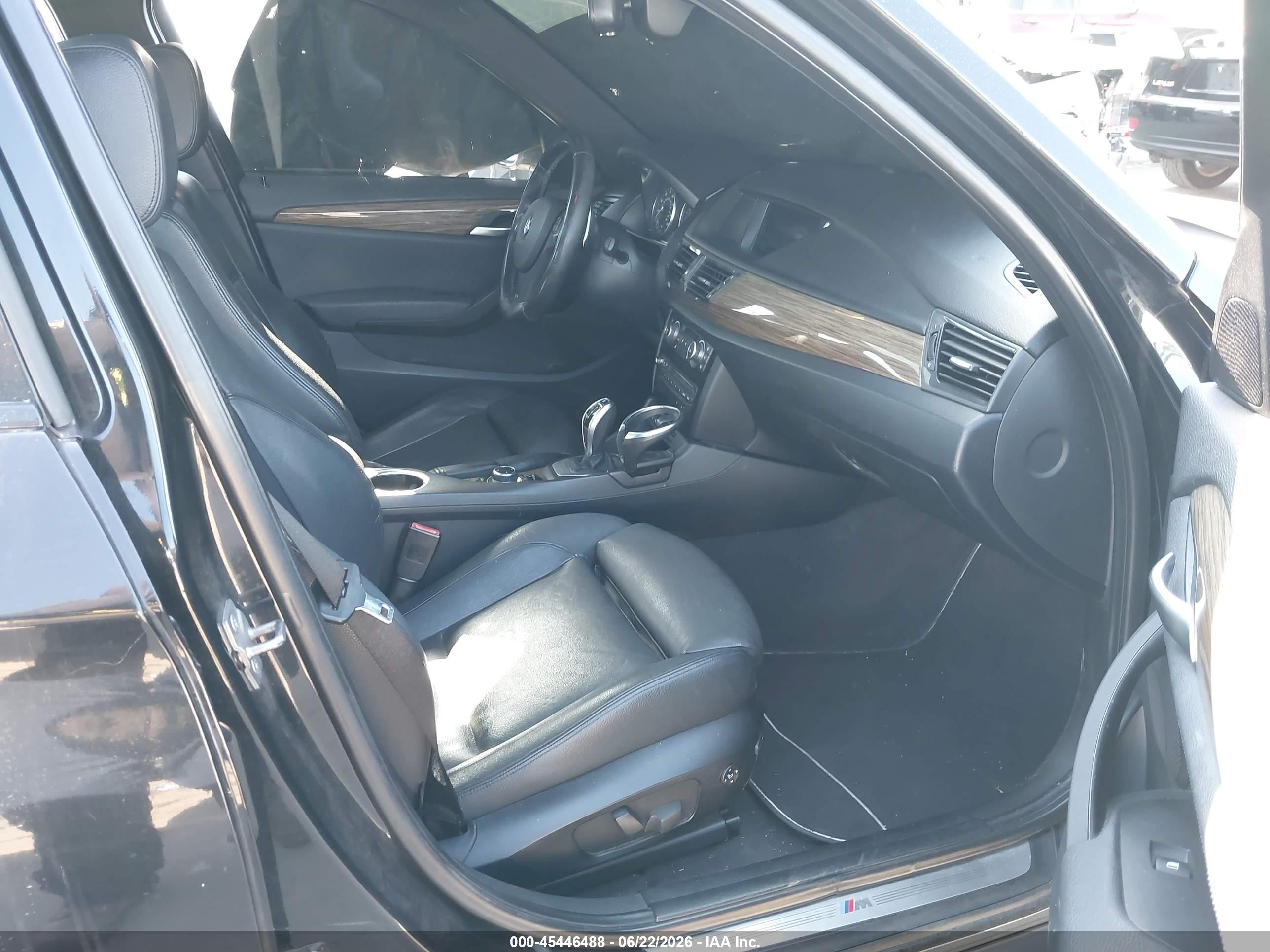 2013 Bmw X1 Xdrive28i Black vin: WBAVL1C55DVR89655