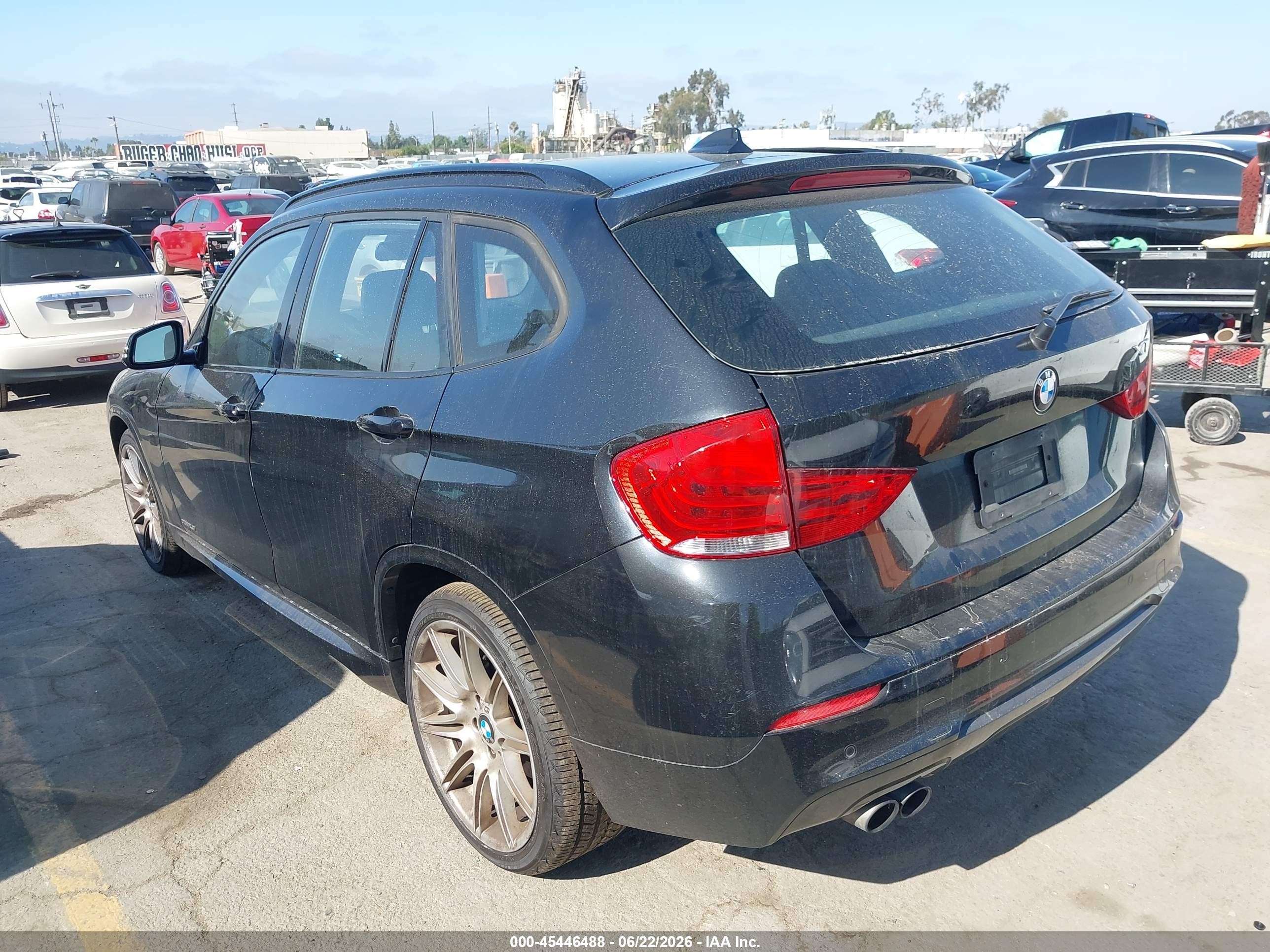 2013 Bmw X1 Xdrive28i Black vin: WBAVL1C55DVR89655