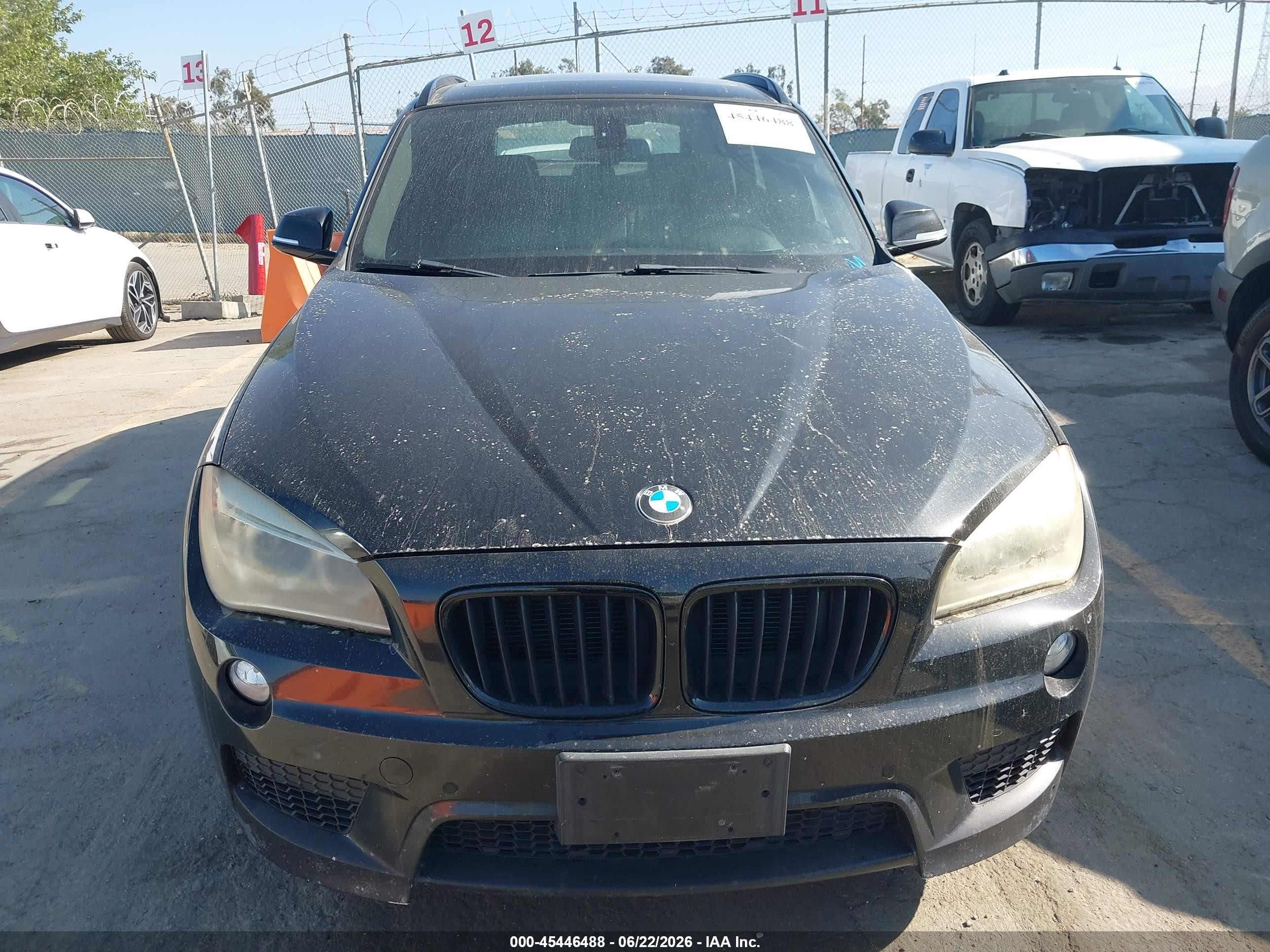 2013 Bmw X1 Xdrive28i Black vin: WBAVL1C55DVR89655