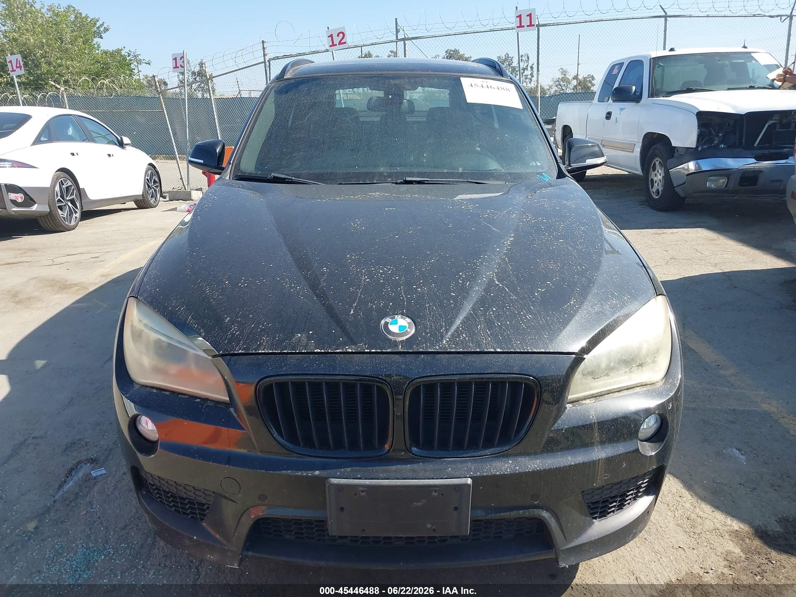 2013 Bmw X1 Xdrive28i Black vin: WBAVL1C55DVR89655