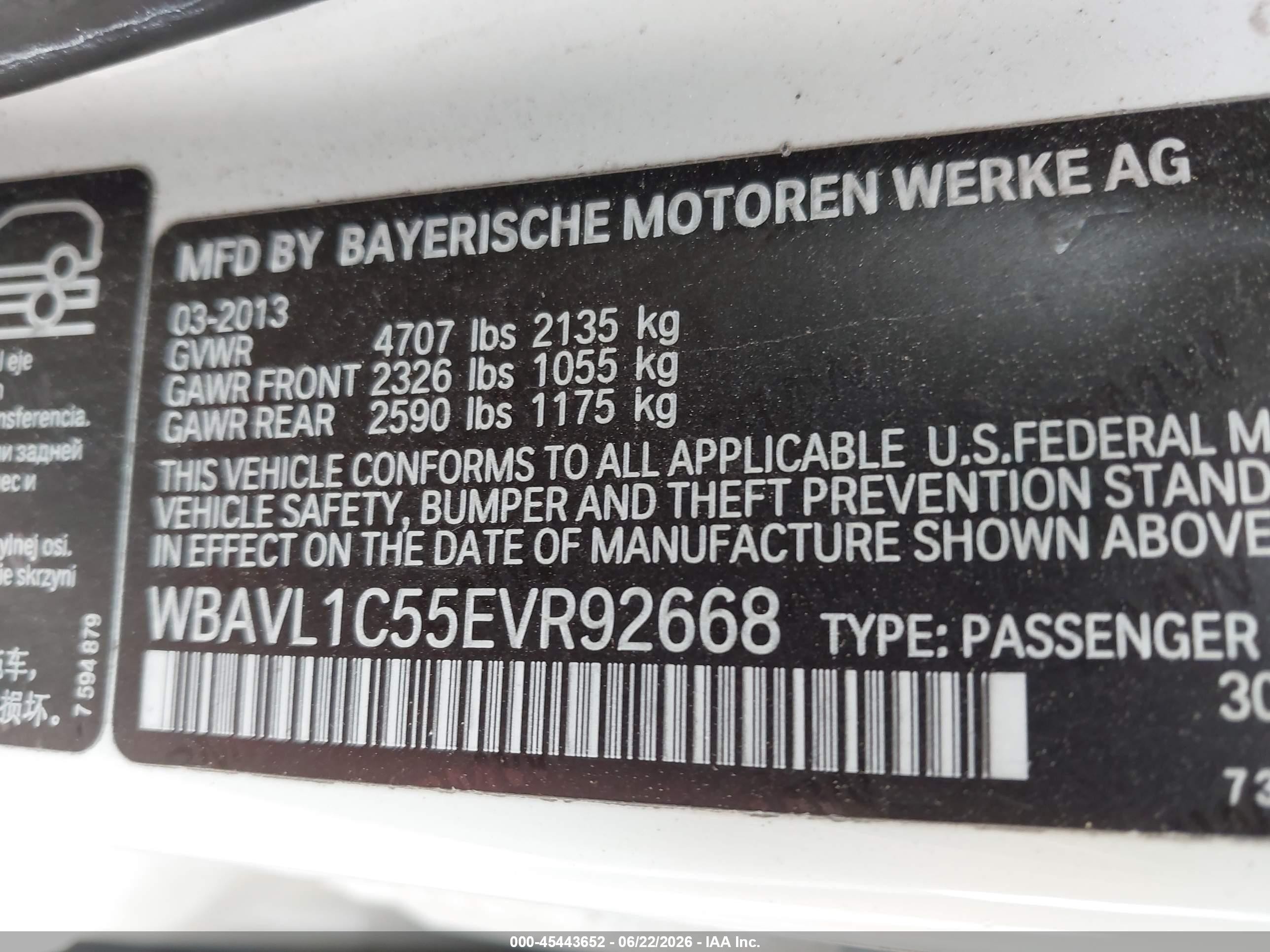 2014 Bmw X1 Xdrive28i White vin: WBAVL1C55EVR92668