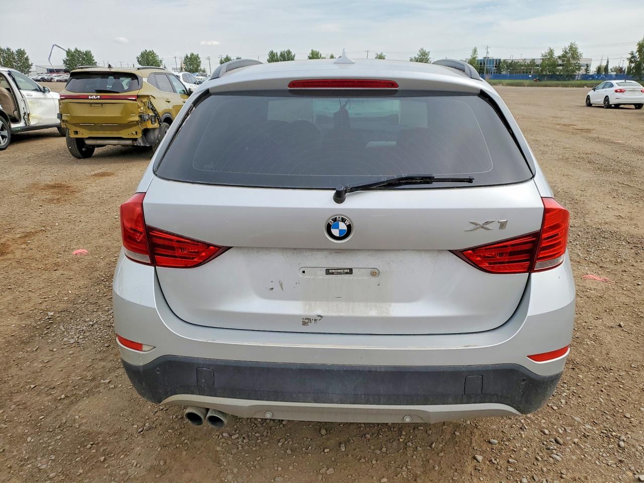 2014 Bmw X1 Xdrive28i Silver vin: WBAVL1C55EVR93044