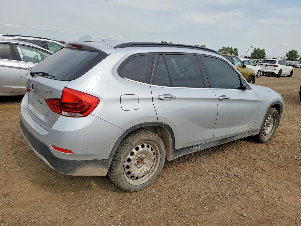 2014 Bmw X1 Xdrive28i Silver vin: WBAVL1C55EVR93044