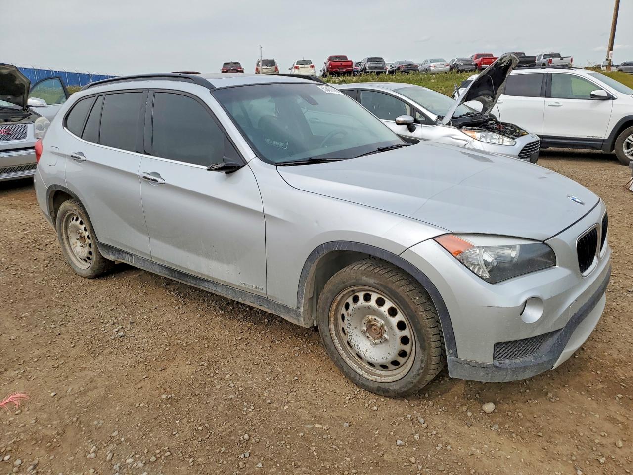2014 Bmw X1 Xdrive28i Silver vin: WBAVL1C55EVR93044