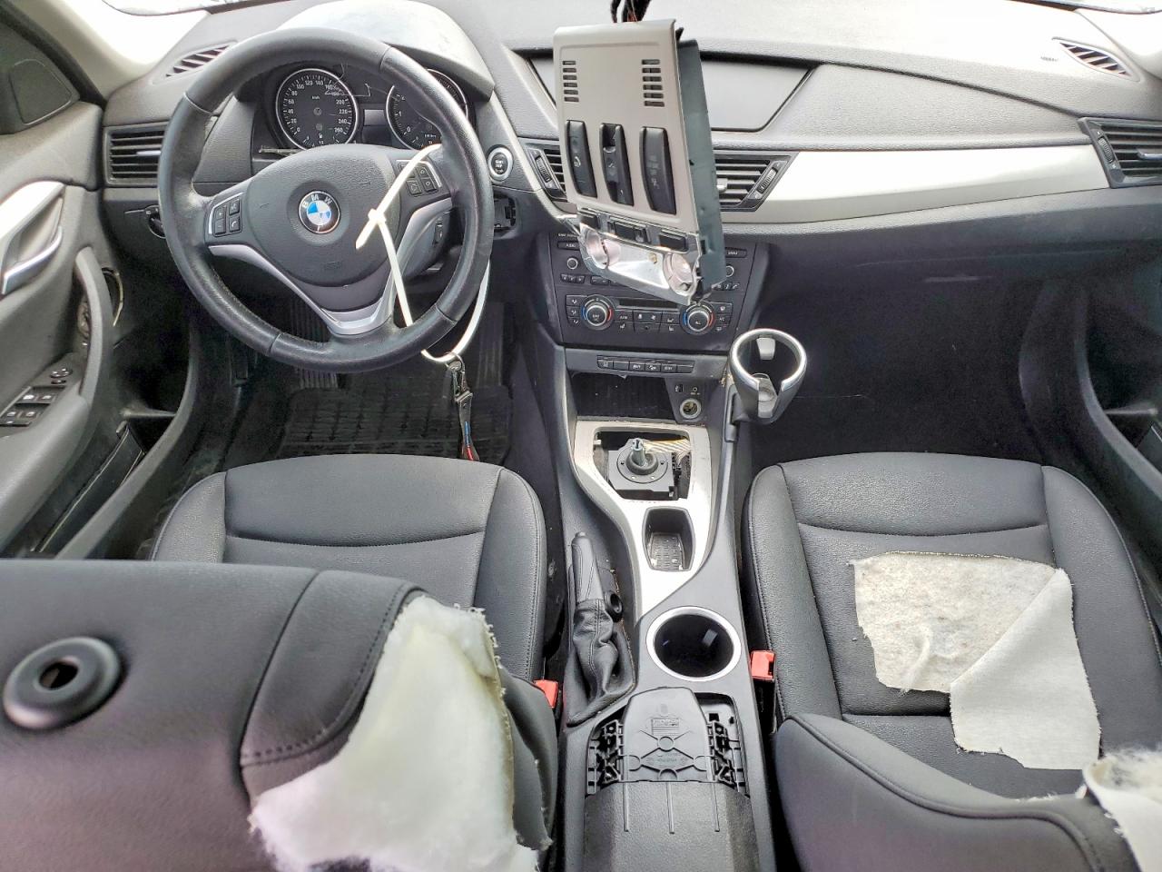 2014 Bmw X1 Xdrive28i Silver vin: WBAVL1C55EVR93044