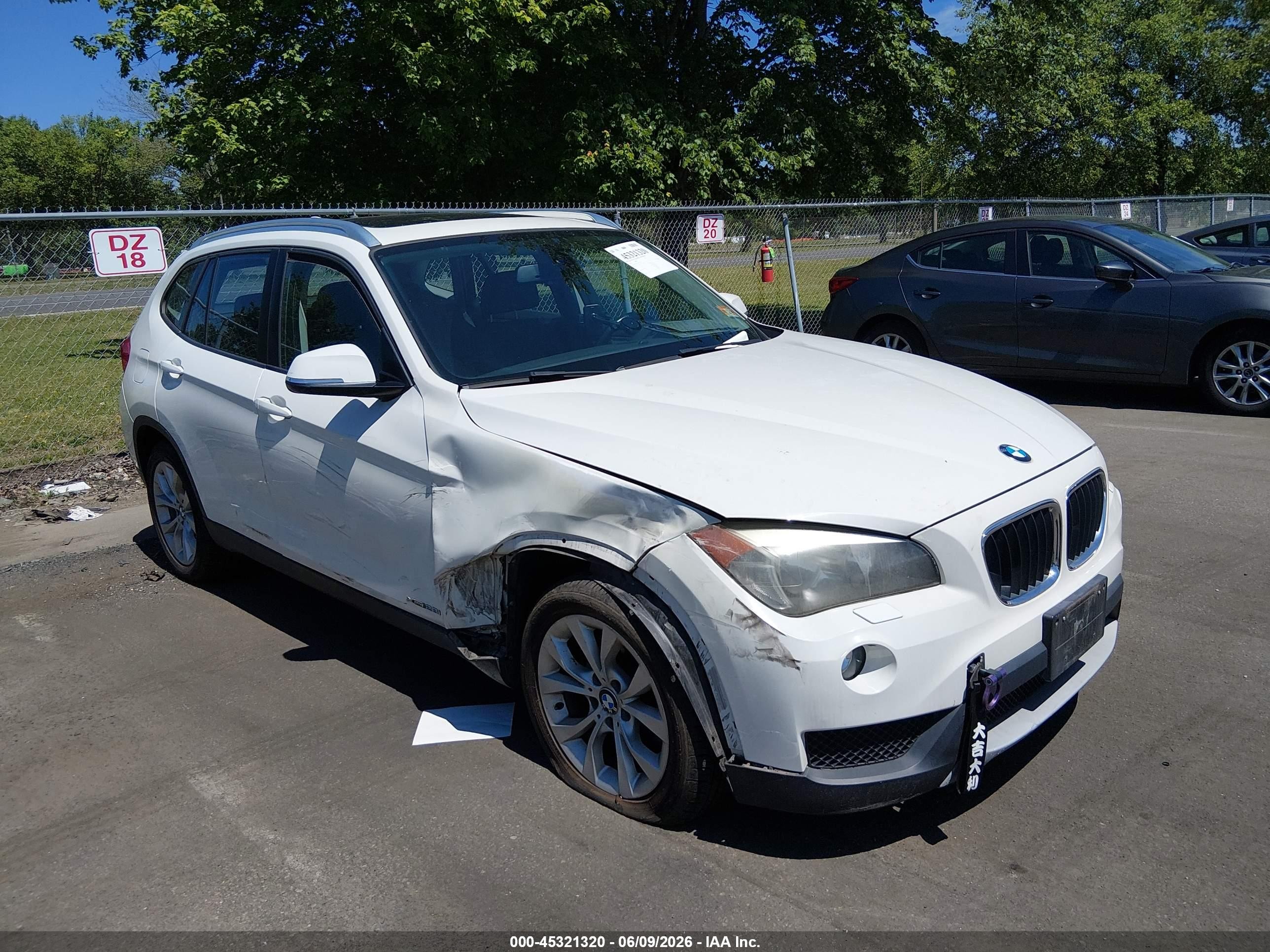 2014 Bmw X1 Xdrive28i White vin: WBAVL1C55EVY14579