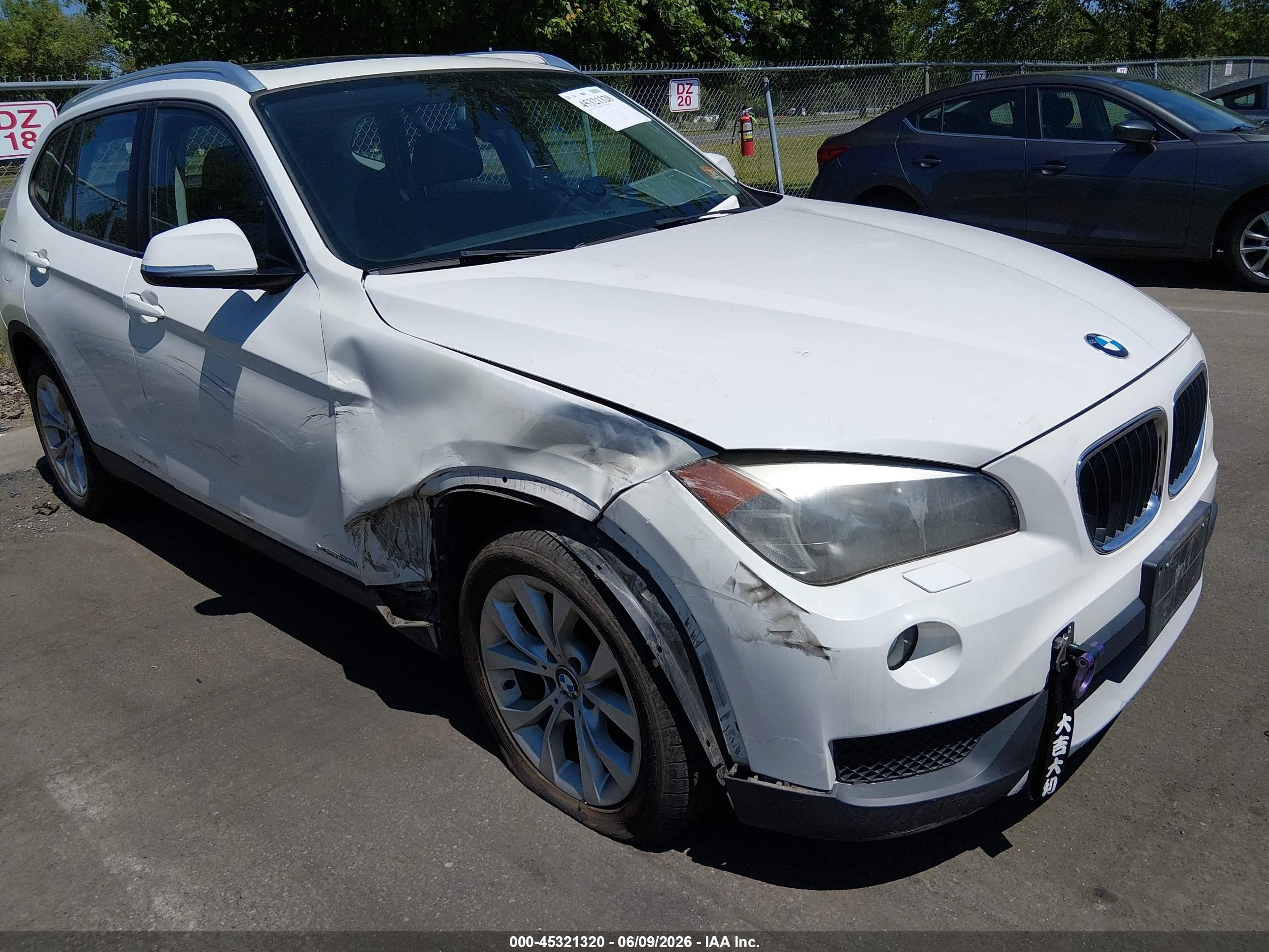 2014 Bmw X1 Xdrive28i White vin: WBAVL1C55EVY14579