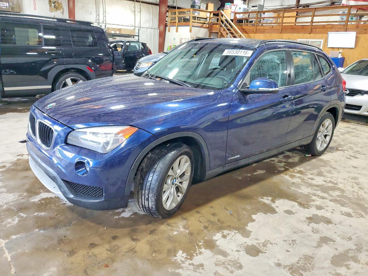 2014 Bmw X1 Xdrive28i Blue vin: WBAVL1C55EVY15523