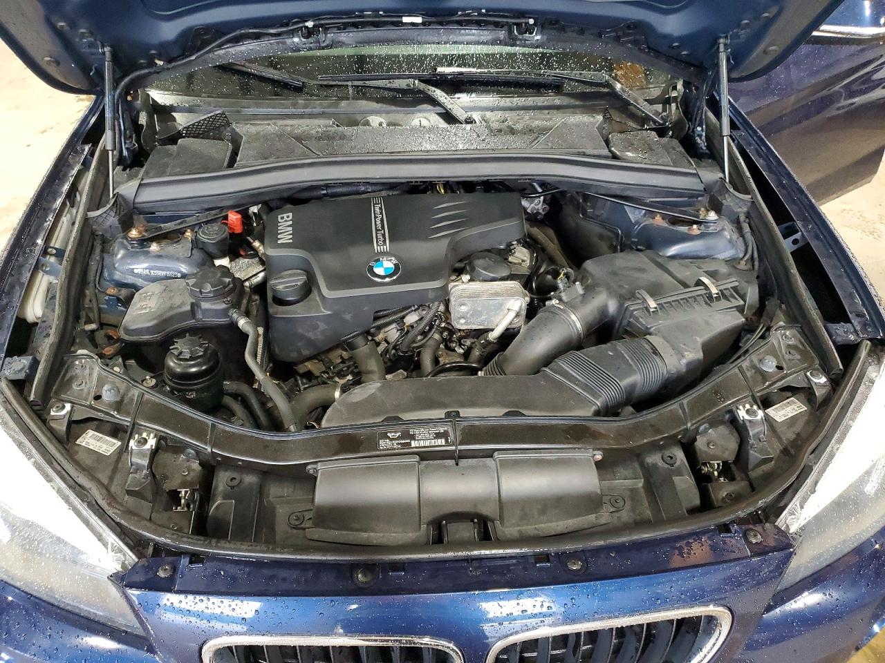 2014 Bmw X1 Xdrive28i Blue vin: WBAVL1C55EVY15523
