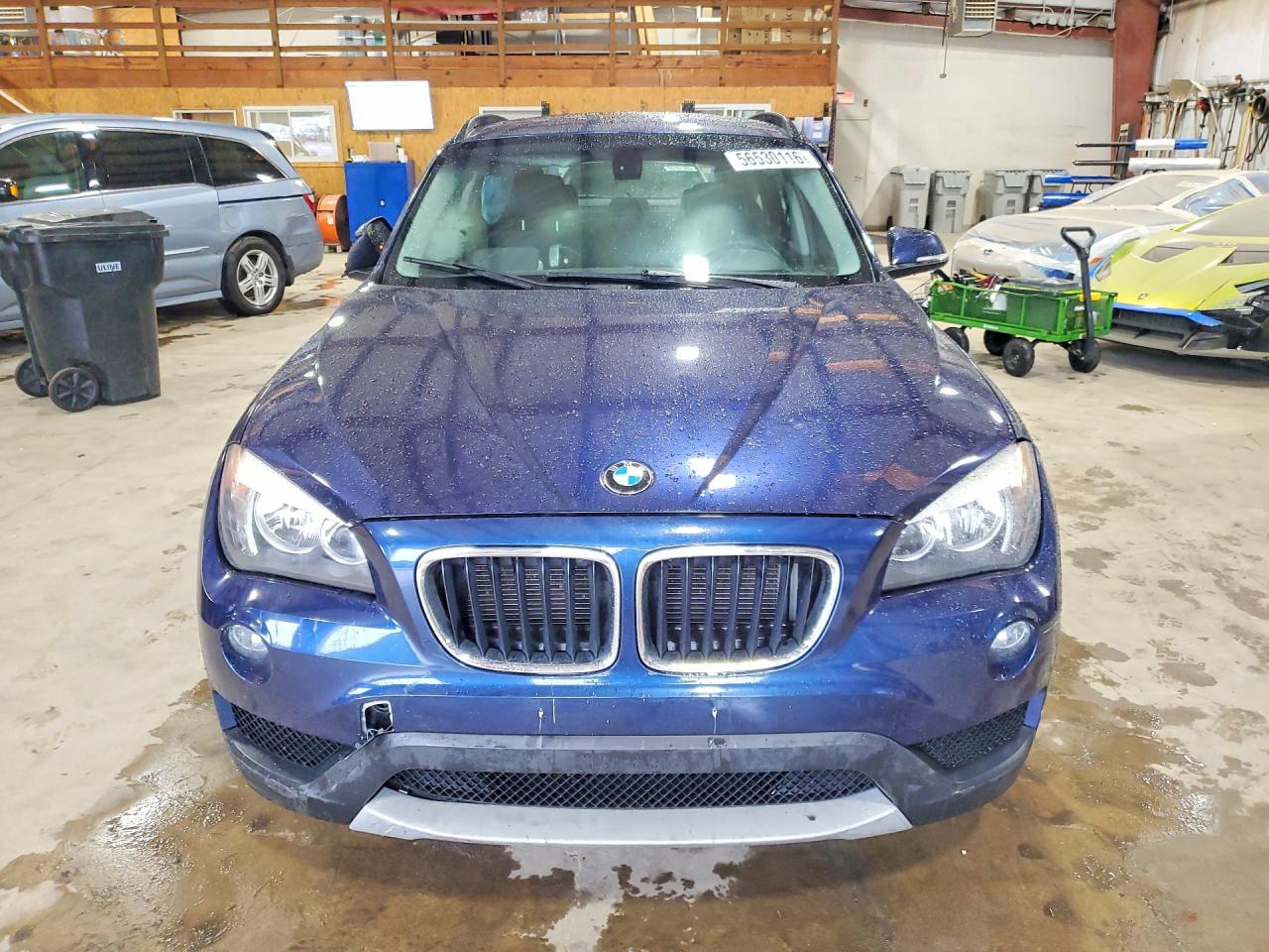 2014 Bmw X1 Xdrive28i Blue vin: WBAVL1C55EVY15523