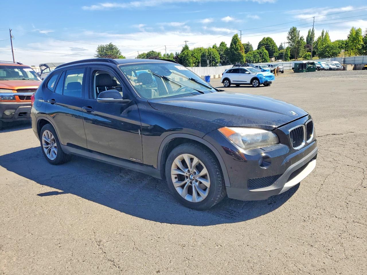 2014 Bmw X1 Xdrive28i Черный vin: WBAVL1C55EVY16400