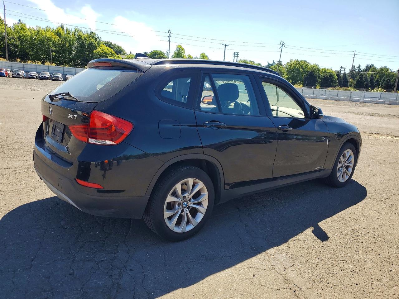 2014 Bmw X1 Xdrive28i Черный vin: WBAVL1C55EVY16400