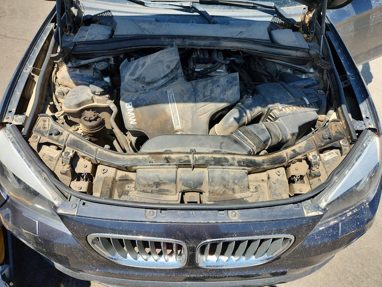 2014 Bmw X1 Xdrive28i Gray vin: WBAVL1C55EVY18180