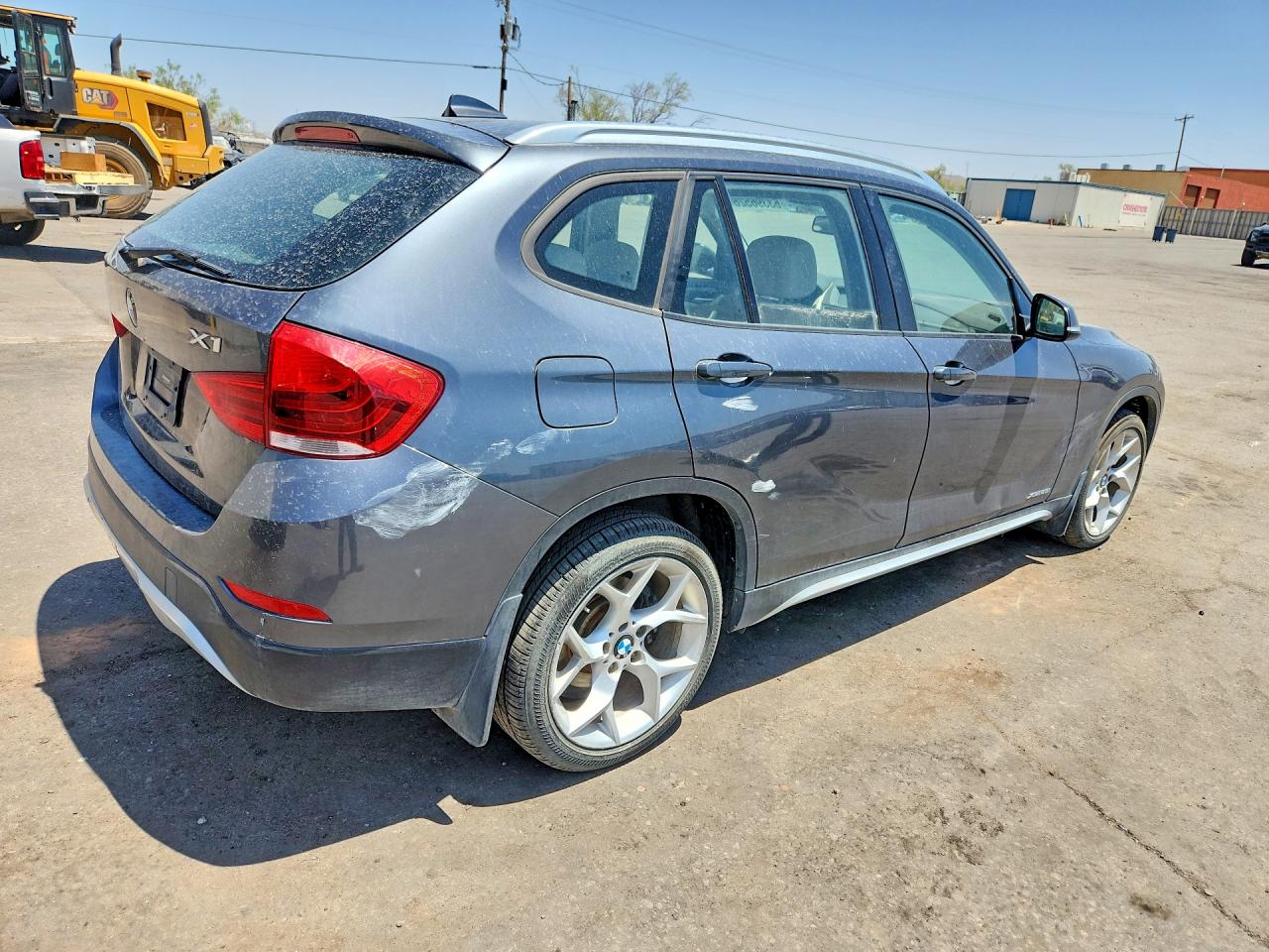 2014 Bmw X1 Xdrive28i Gray vin: WBAVL1C55EVY18180