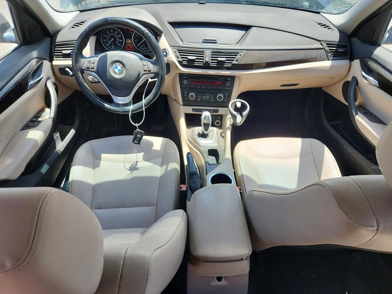 2014 Bmw X1 Xdrive28i Gray vin: WBAVL1C55EVY18180