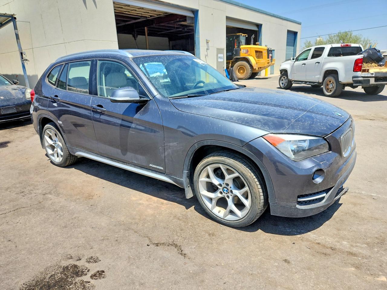 2014 Bmw X1 Xdrive28i Gray vin: WBAVL1C55EVY18180
