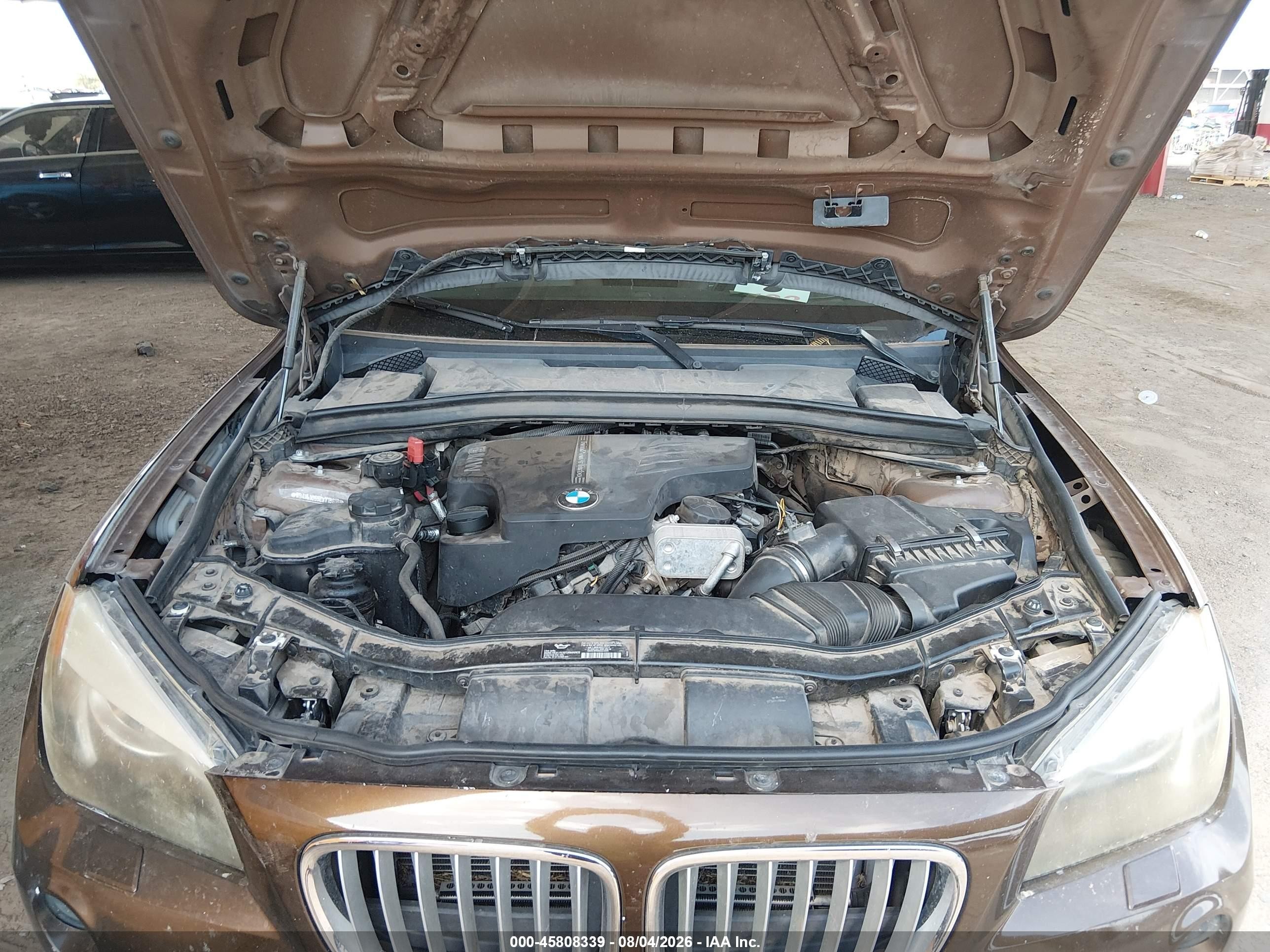 2014 Bmw X1 Xdrive28i Brown vin: WBAVL1C55EVY18616