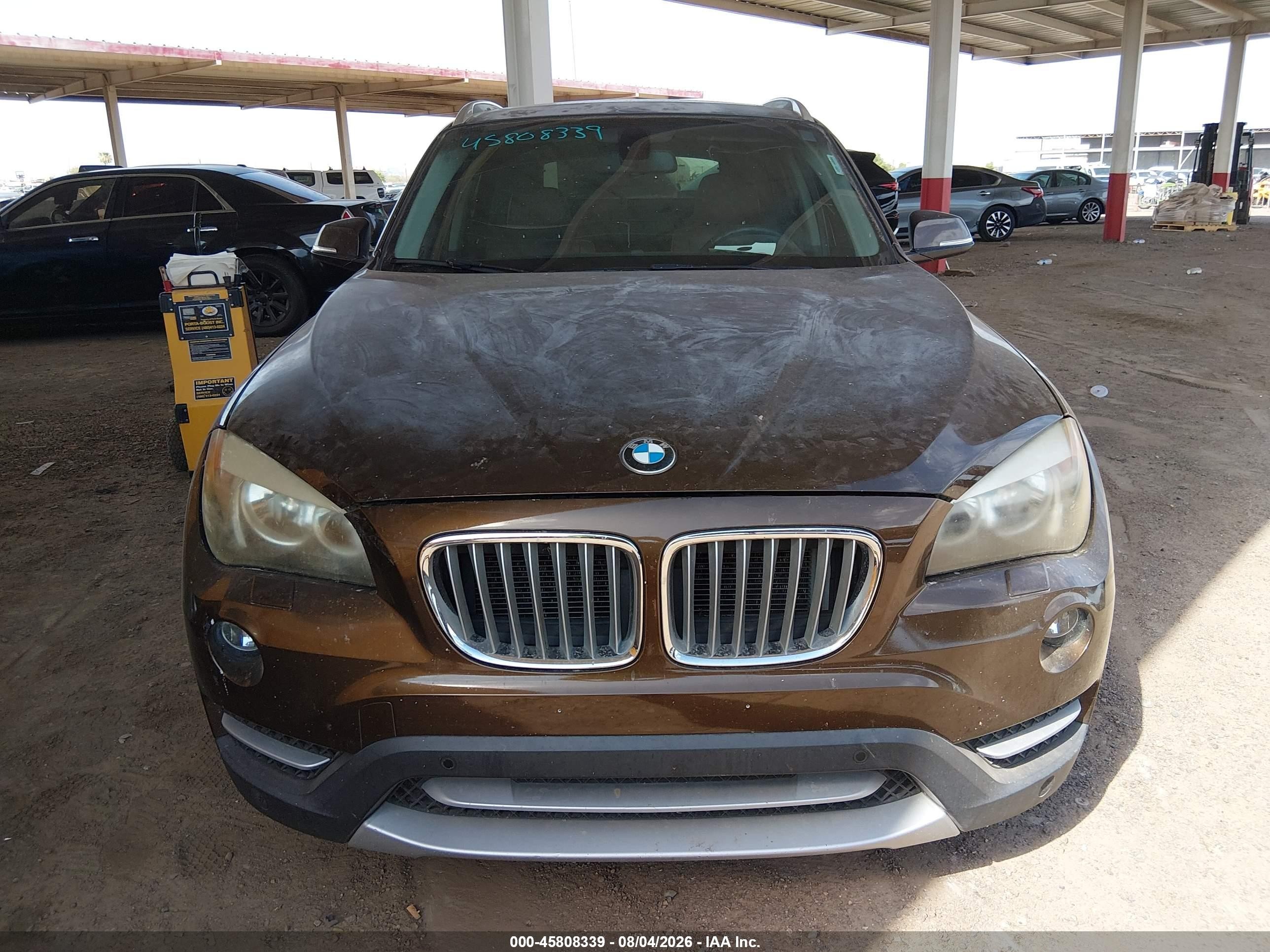2014 Bmw X1 Xdrive28i Brown vin: WBAVL1C55EVY18616