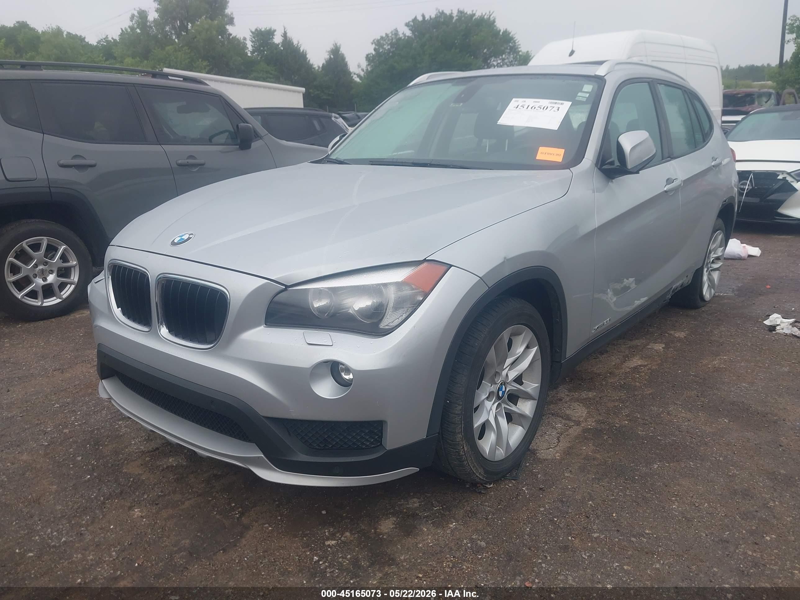 2015 Bmw X1 Xdrive28i Silver vin: WBAVL1C55FVY24630