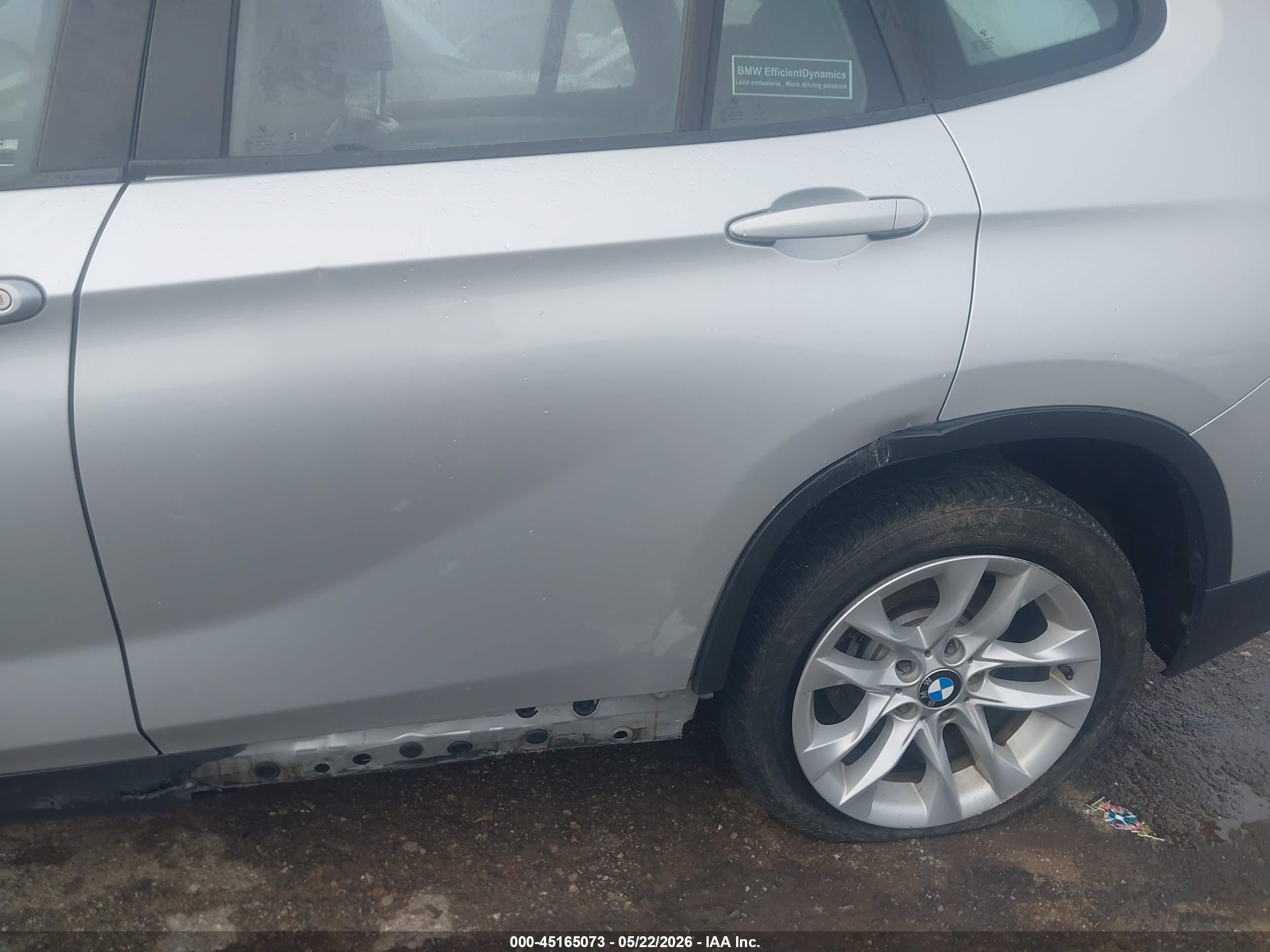 2015 Bmw X1 Xdrive28i Silver vin: WBAVL1C55FVY24630