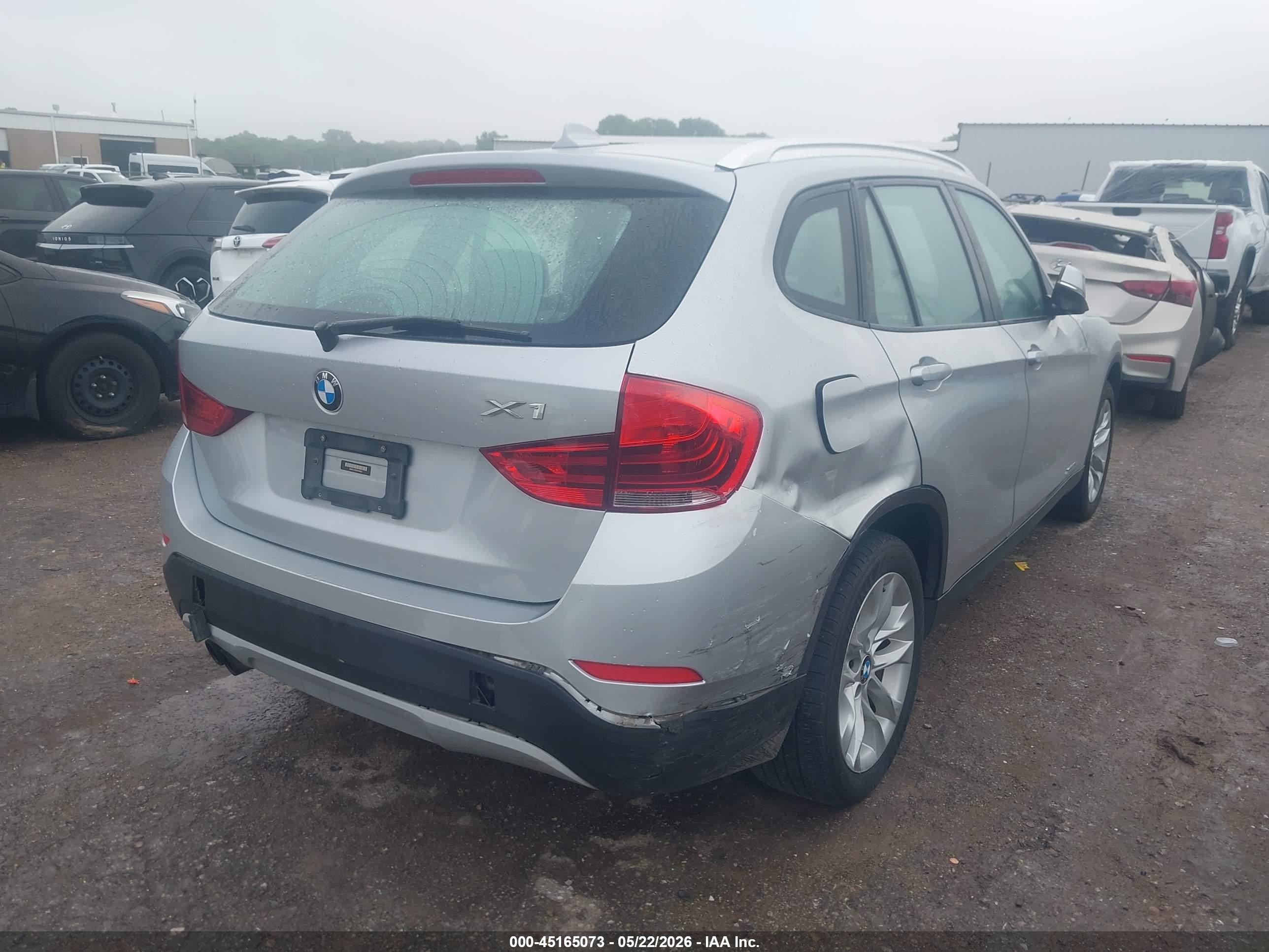 2015 Bmw X1 Xdrive28i Silver vin: WBAVL1C55FVY24630