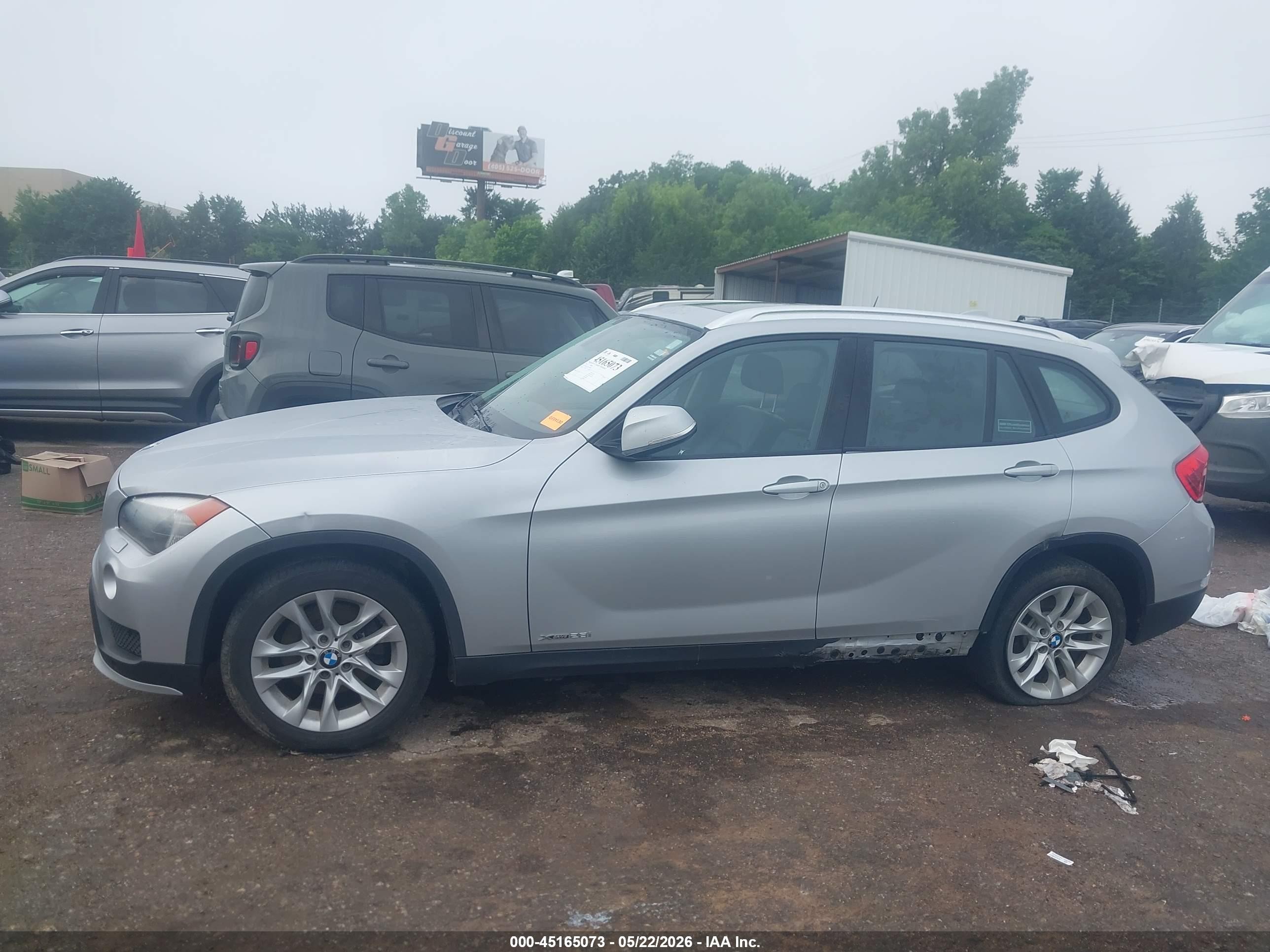 2015 Bmw X1 Xdrive28i Silver vin: WBAVL1C55FVY24630